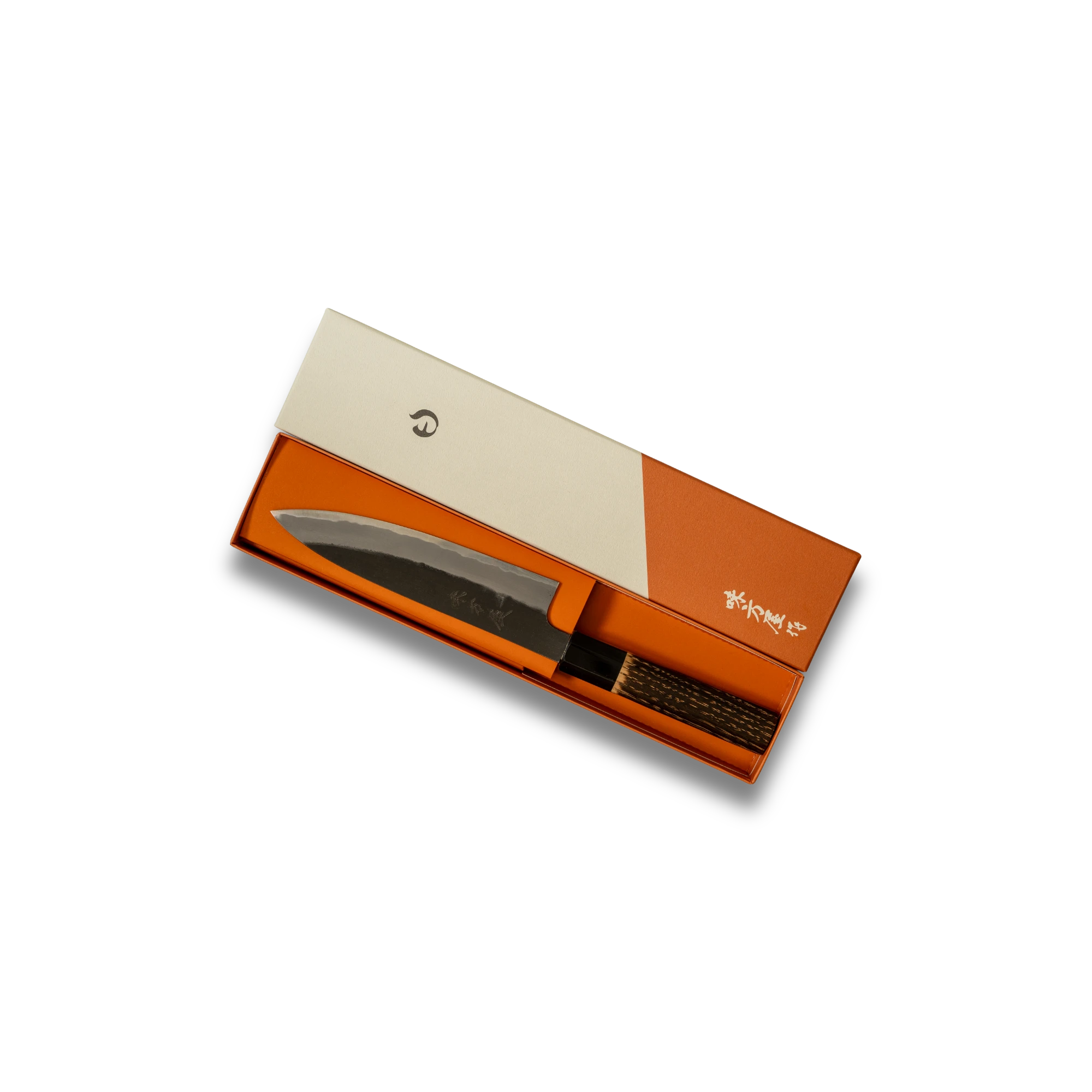 Hinoura Ajikataya 150mm Petty Knife – White #2 – Kurouchi Finish
