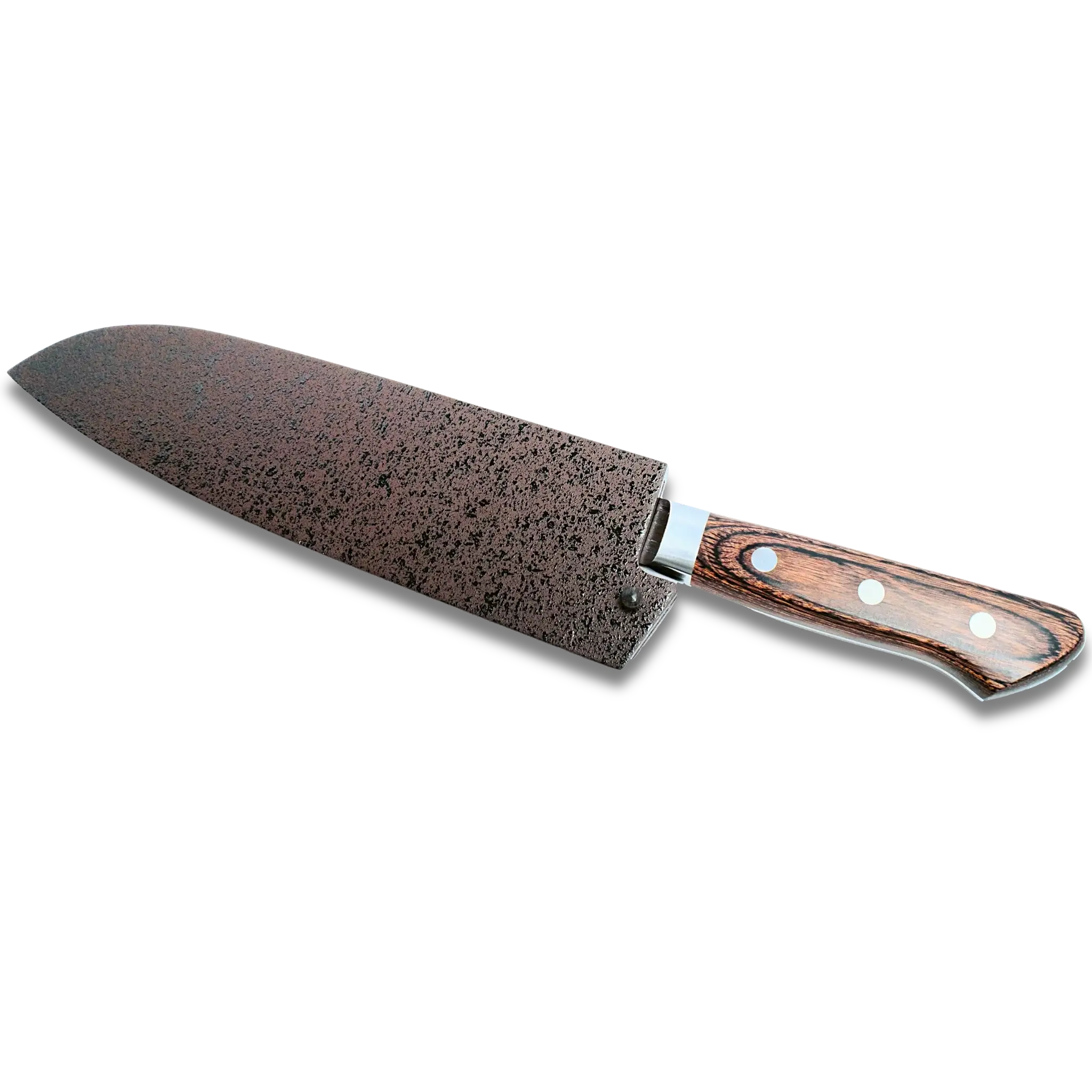 Gaine / Bois Says Ho (Magnolia) pour Couteau Santoku 180mm