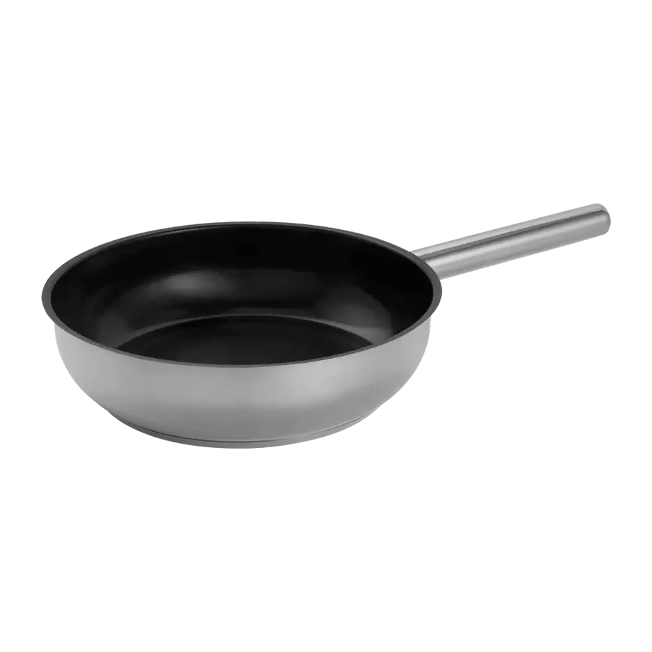 COMBEKK | Ceramic Stainless Steel High Fry Pan 28cm