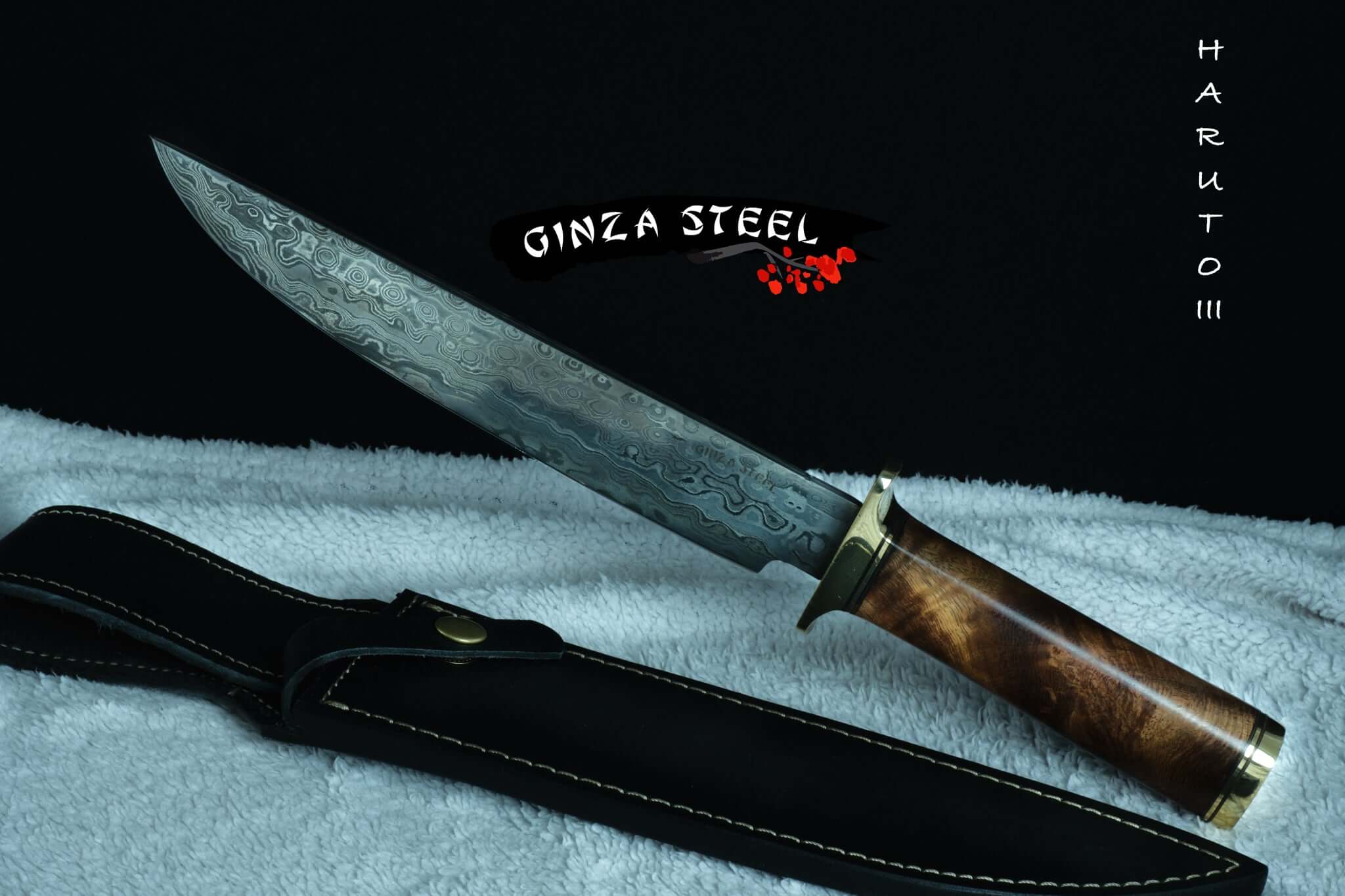 Haruto-III Bowie Knife 9 inch with Original leather sheath