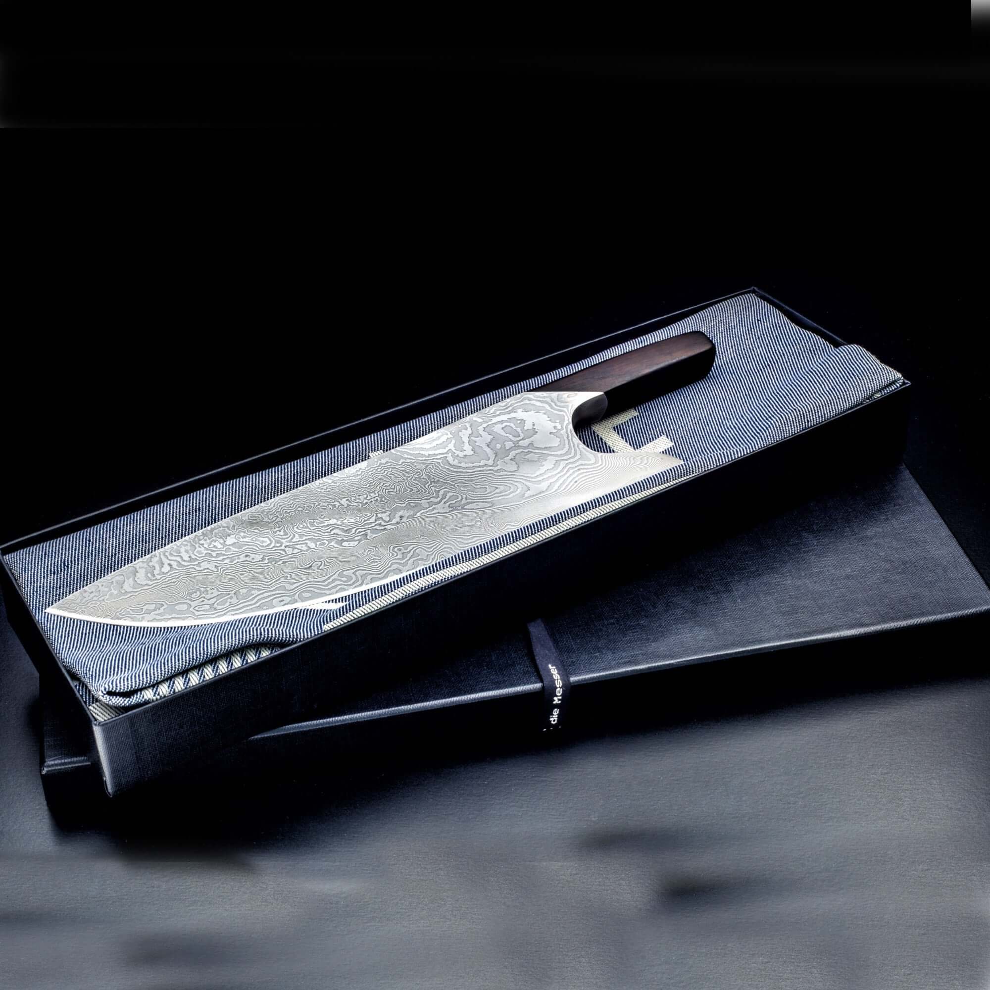 Le couteau | Acier Damas Le Couteau Lame 26cm