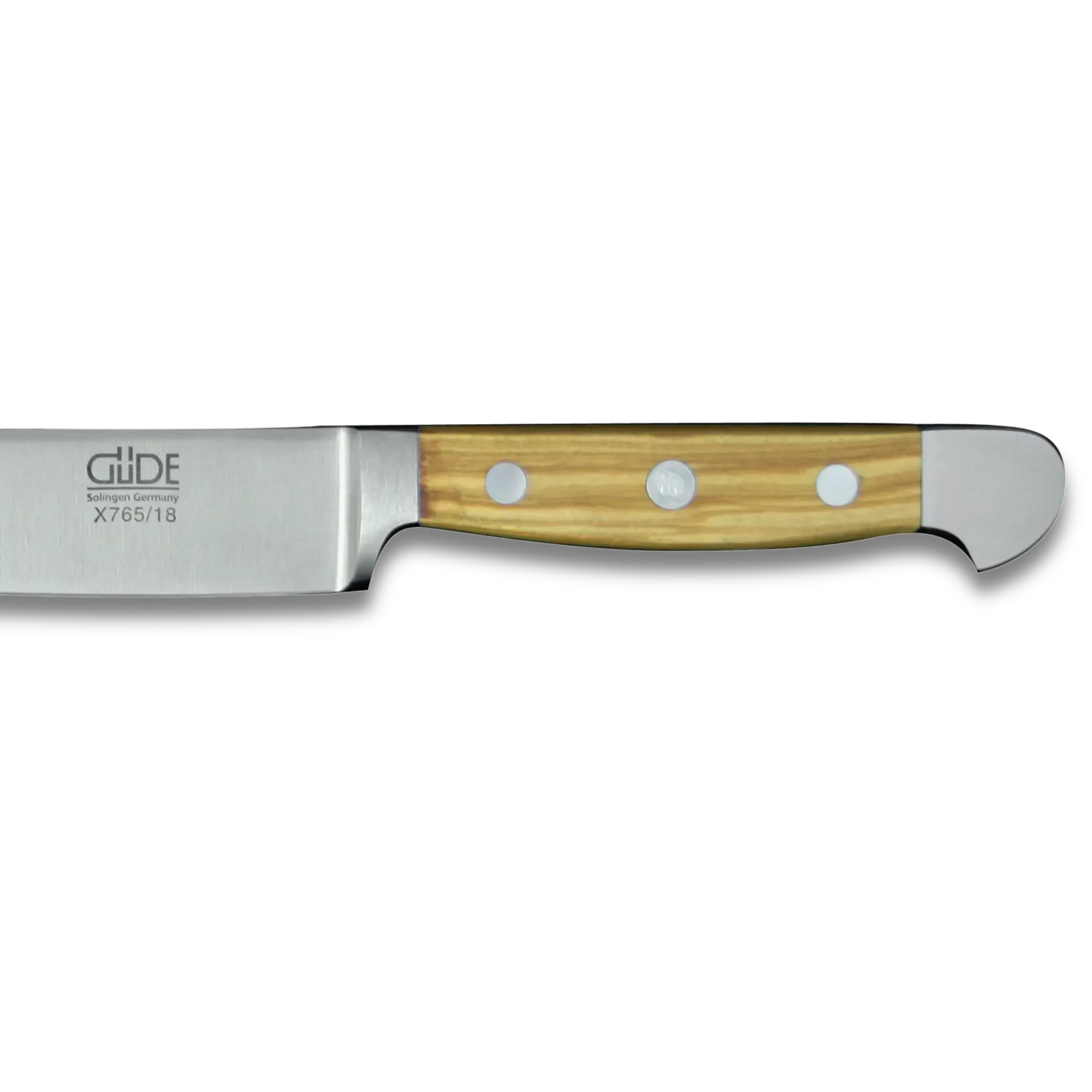 ALPHA-OLIVE | Couteau à Filet 18 cm (Flexible) | Acier Forgé / Manche en Bois d'Olivier