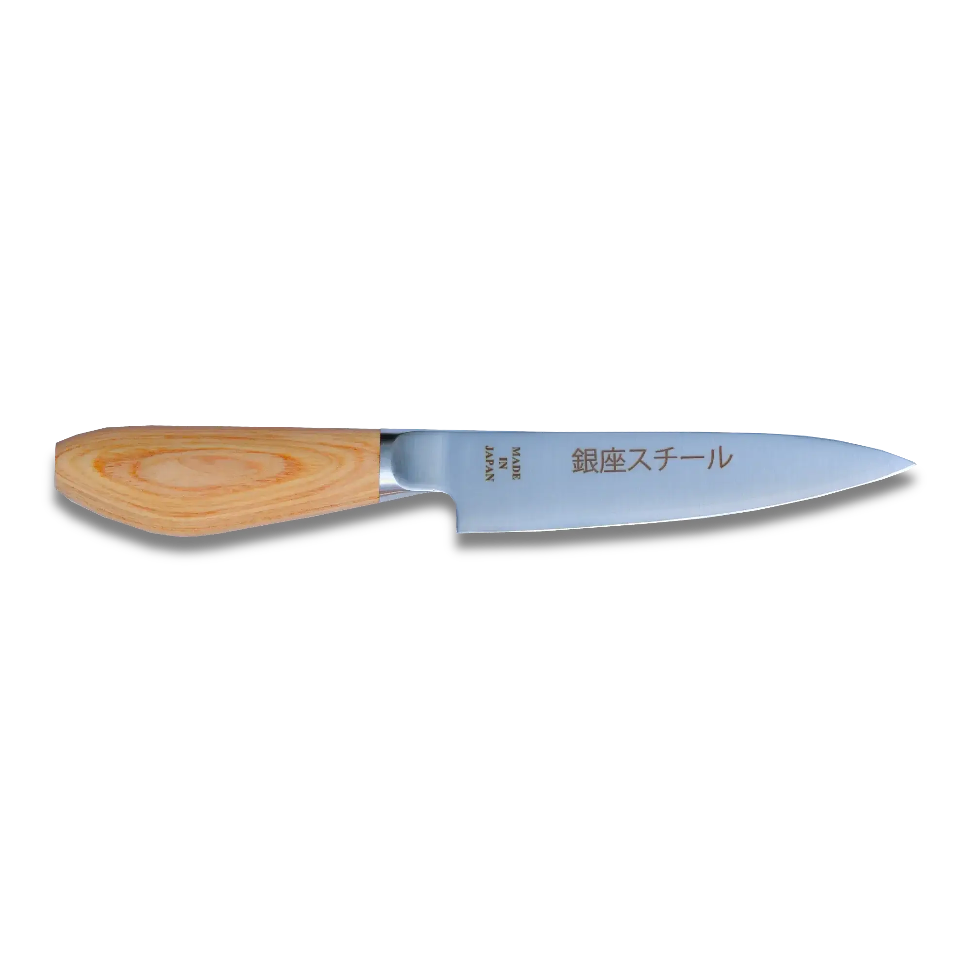 MATSU 130 | MV Petit Couteau Inox 130mm/Manche Bois Naturel