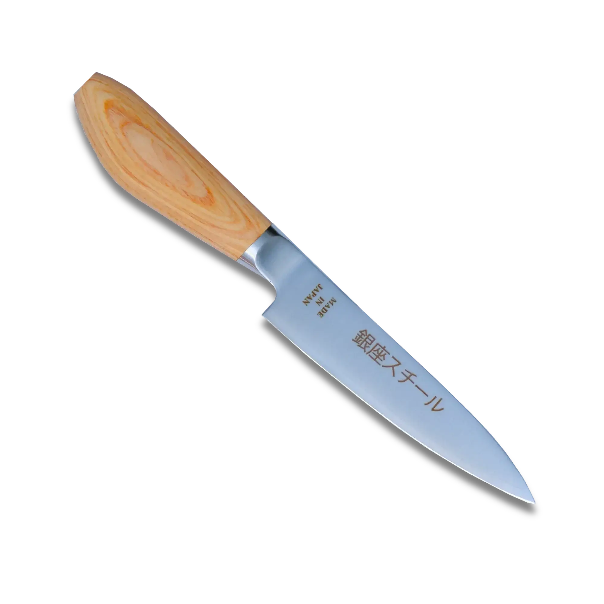 MATSU 130 | MV Petit Couteau Inox 130mm/Manche Bois Naturel