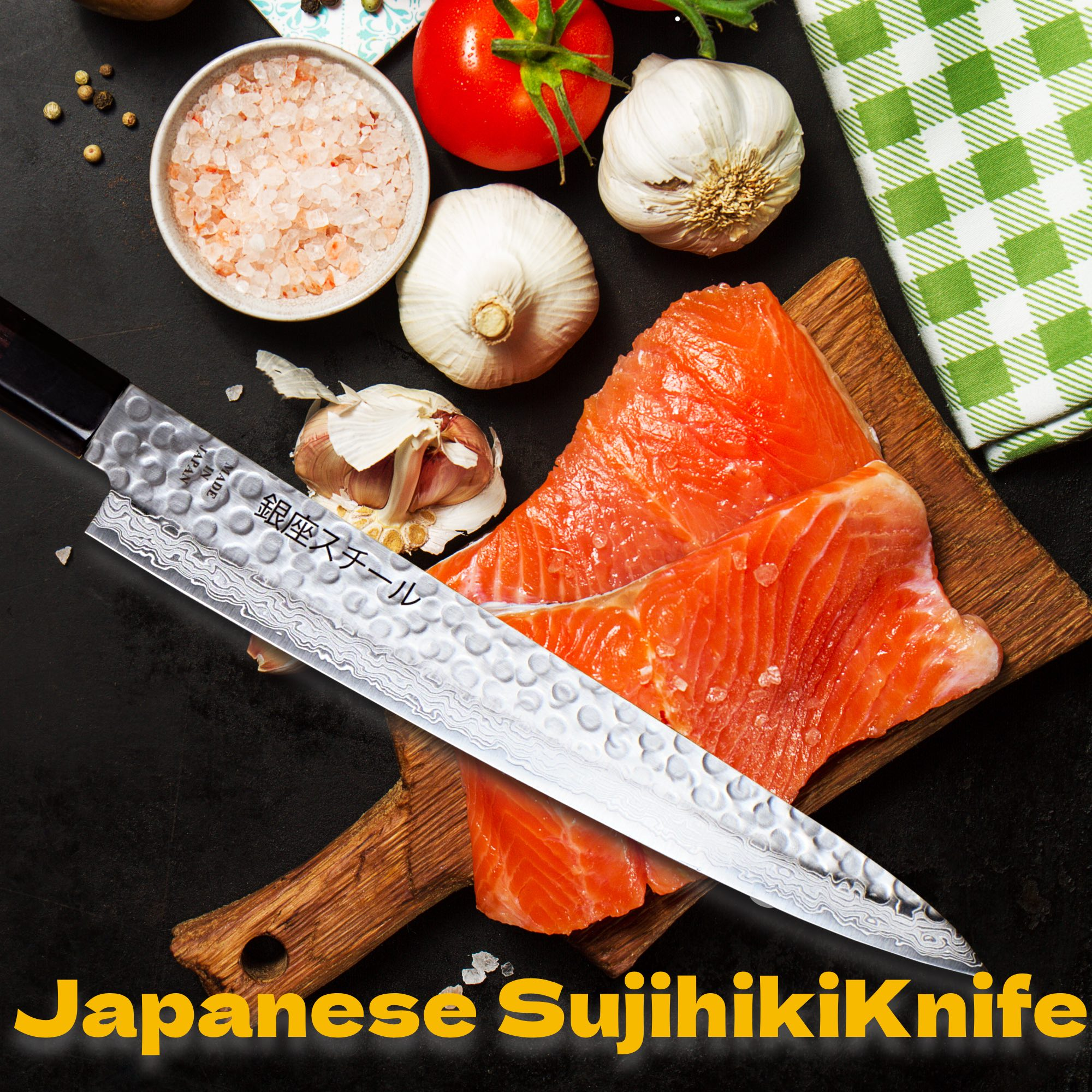 Japanese Sujihiki knife, sujihiki knife, slicer, slicer knife, fish knife, Sushi knife