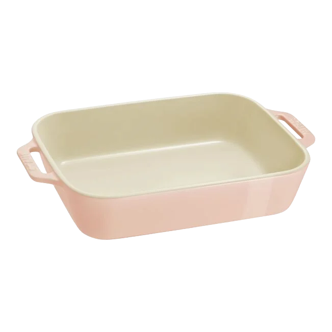 STAUB Macaron Baker Set – 3-Piece Rectangular Pastel Stoneware