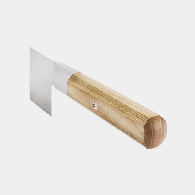 MIYABI 4000 FCV2 KOYA Santoku Knife beige handle close view