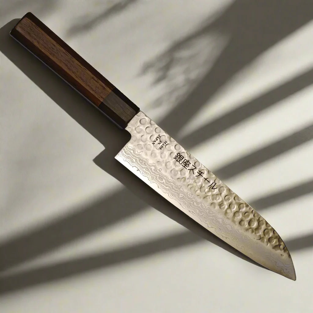 Ginza Steel Takayama 180 - Santoku Knife 180mm Blade | Japan