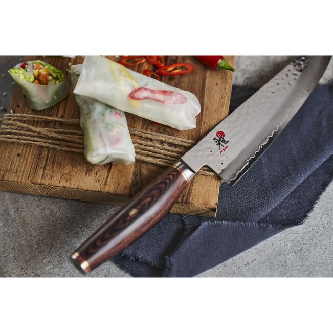 Miyabi 6000MCT 8-Inch Gyutoh Knife – SG2 Japanese Chef Knife with Tsuchime Finish