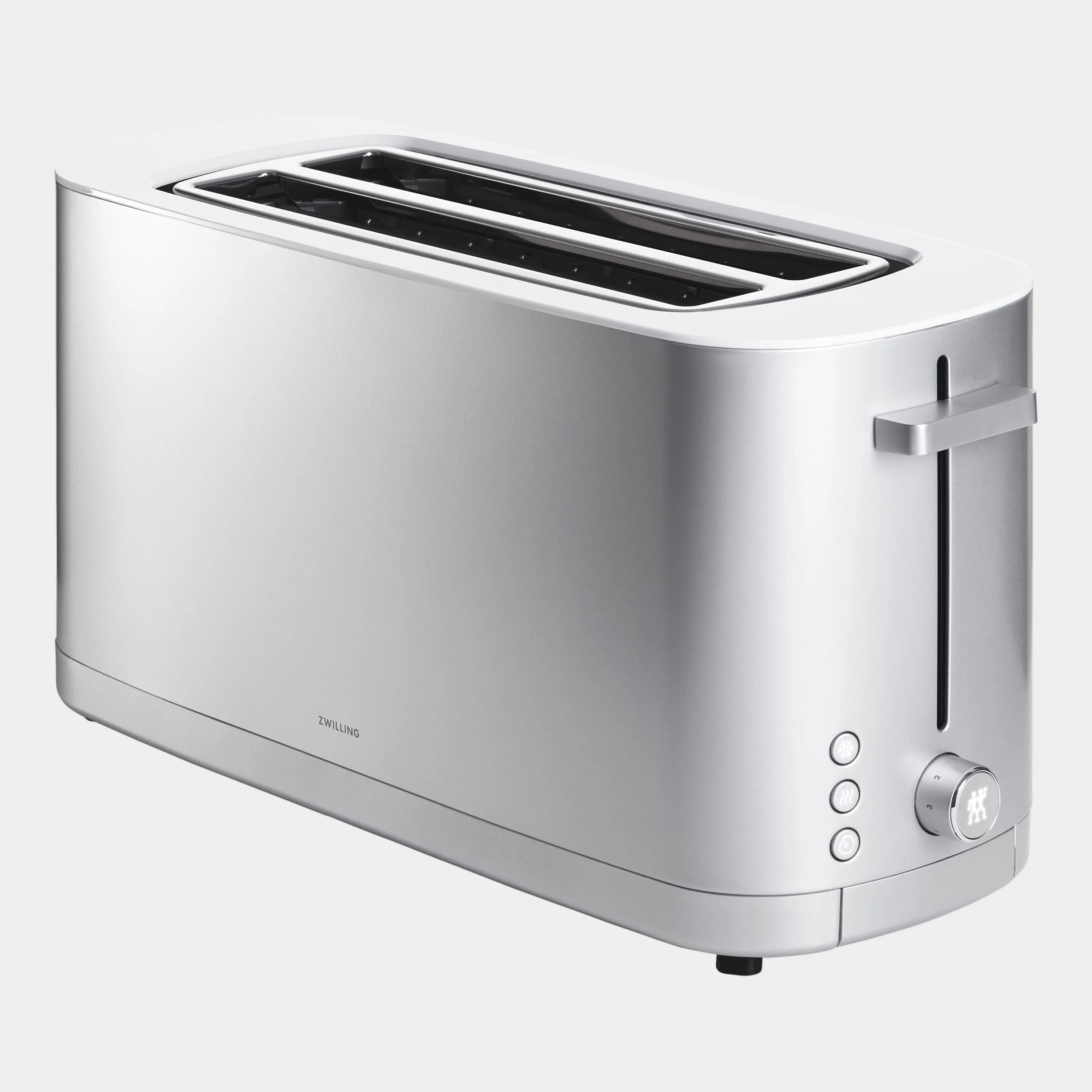 ZWILLING Enfinigy 2 long Slice Toaster silver side profile