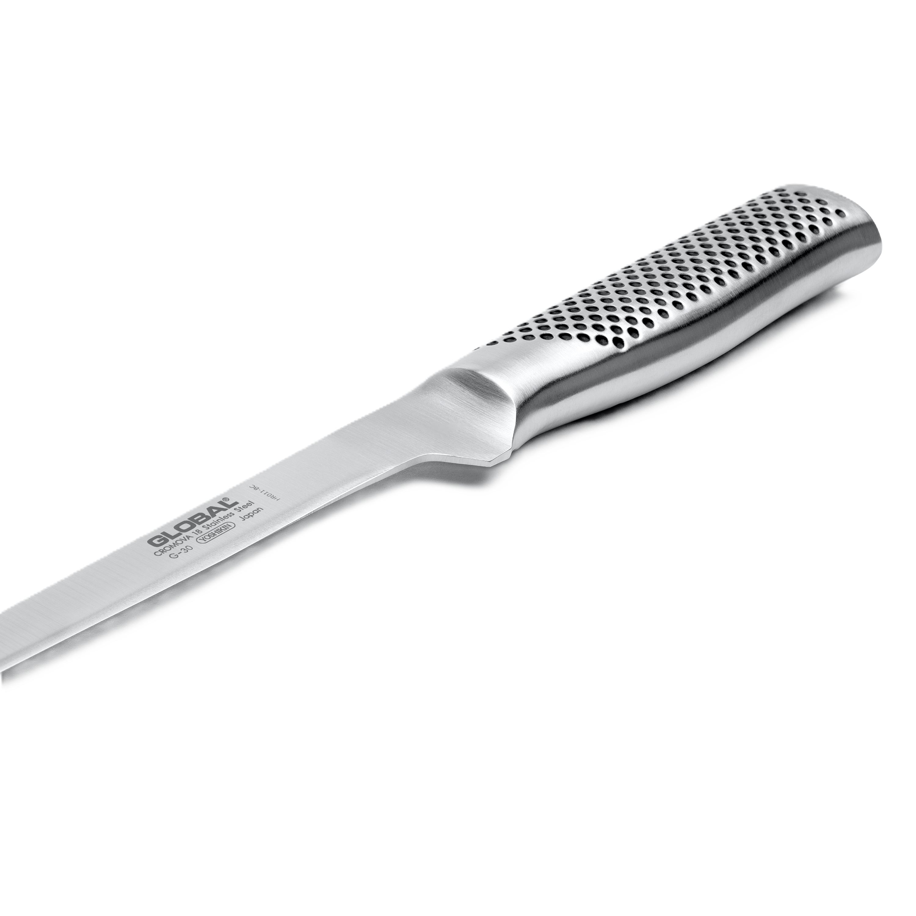 GLOBAL Swedish Filet Knife 8.3" – Flexible Blade, CROMOVA 18 Steel,Japan