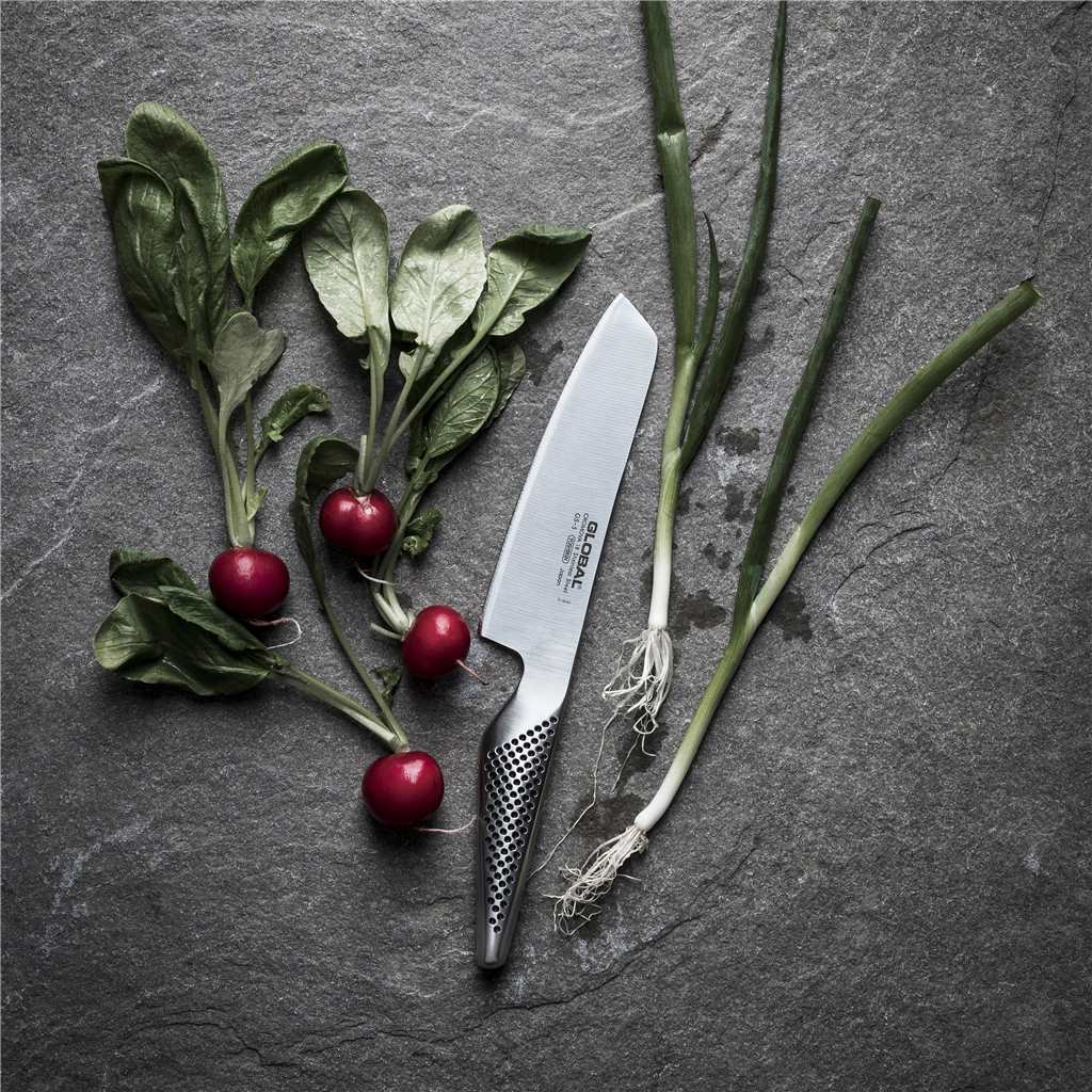 GLOBAL Vegetable Knife 5.5"– CROMOVA 18 Stainless Steel, Japan