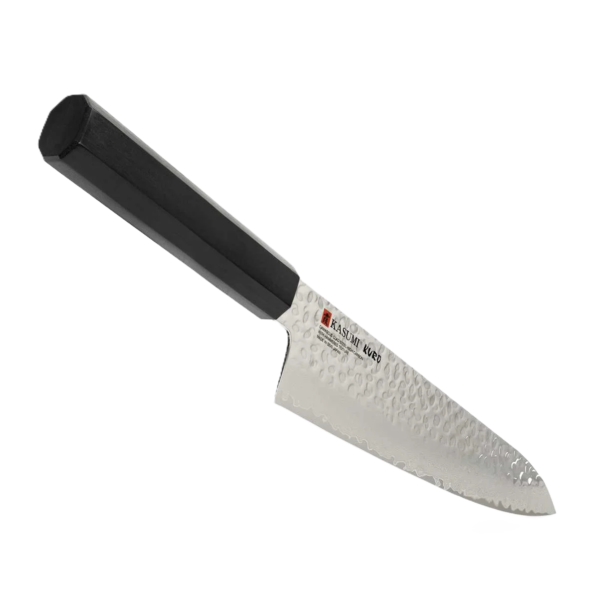 Kasumi Kuro Chef Blade 21cm / 8.27" - Hammered Damascus Gyuto, Japan-Made