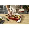 Staub Ceramique 3-Piece Rectangular Baking Dish Set – Cherry