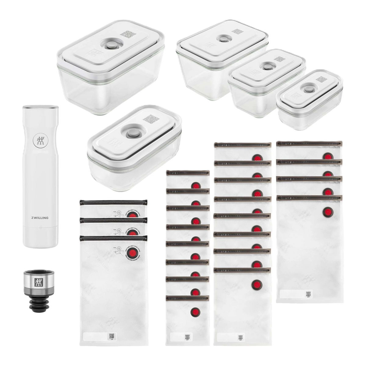 ZWILLING Fresh & Save Vacuum Starter Set, 30-Piece (Glass, S/M/L)