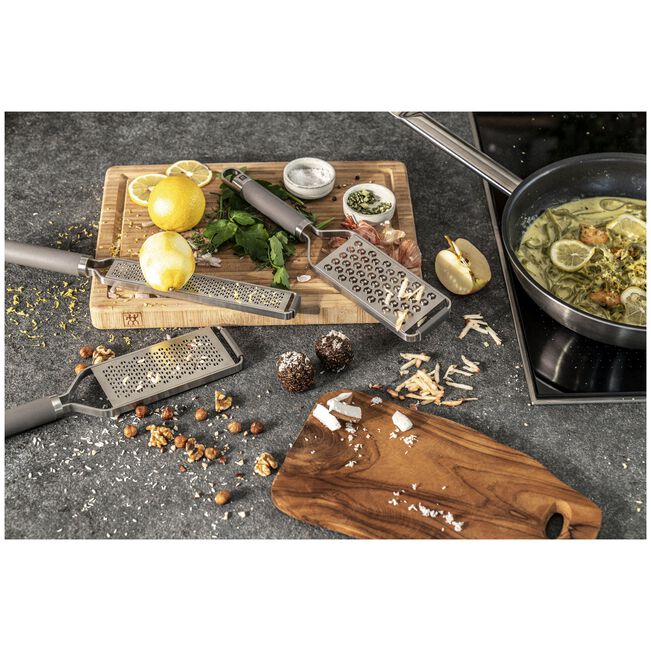 ZWILLING PRO Grater Zester – Stainless Steel, Sharp & Ergonomic Design