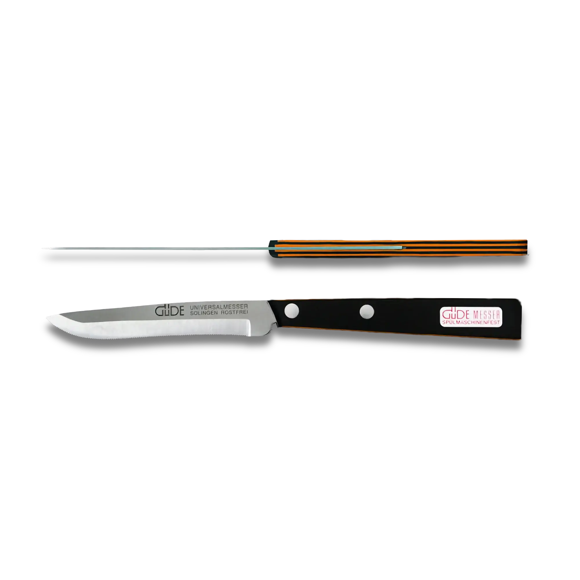 Utility Knife 4'' - Black & Orange