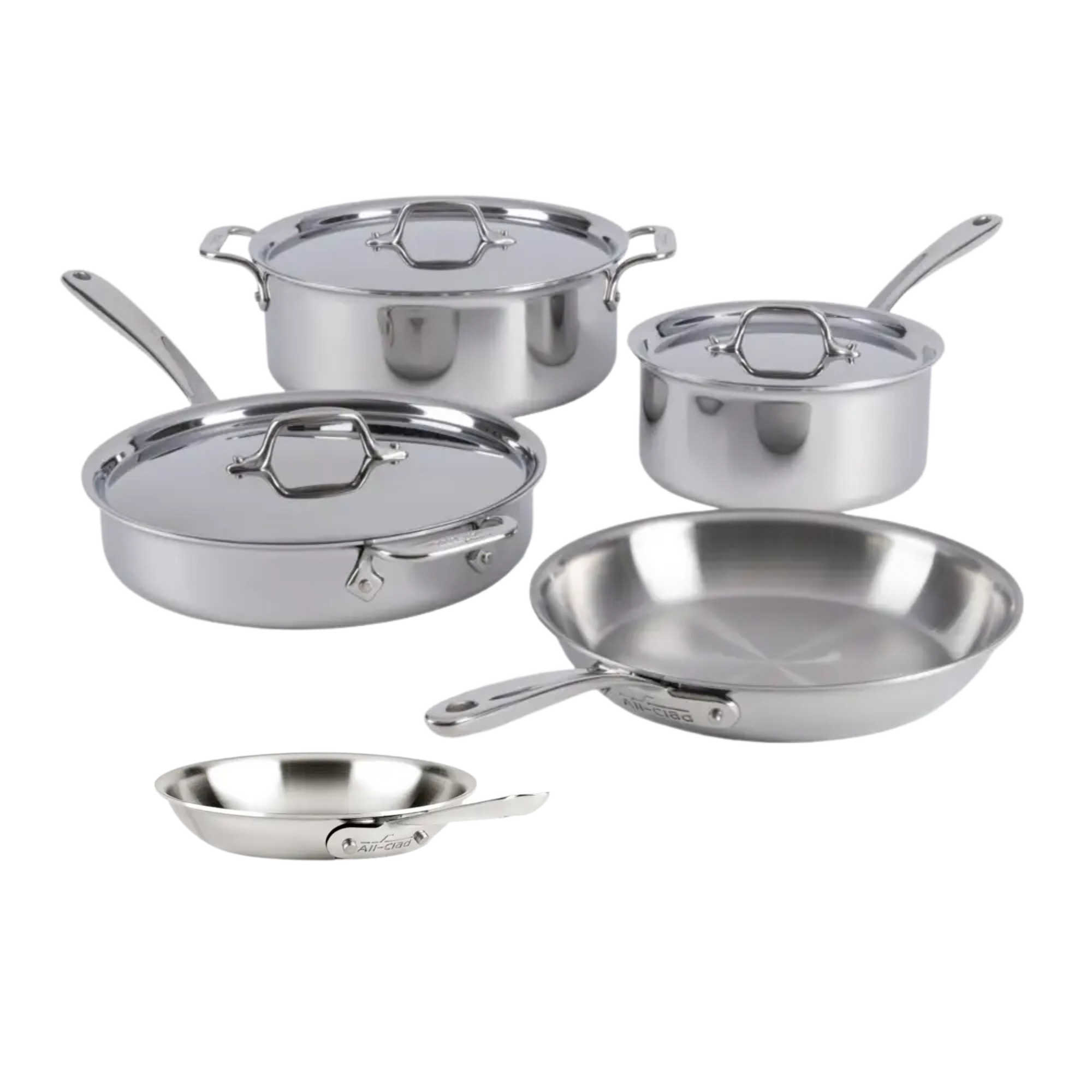 All-Clad D3 Stainless - 8 Piece Set