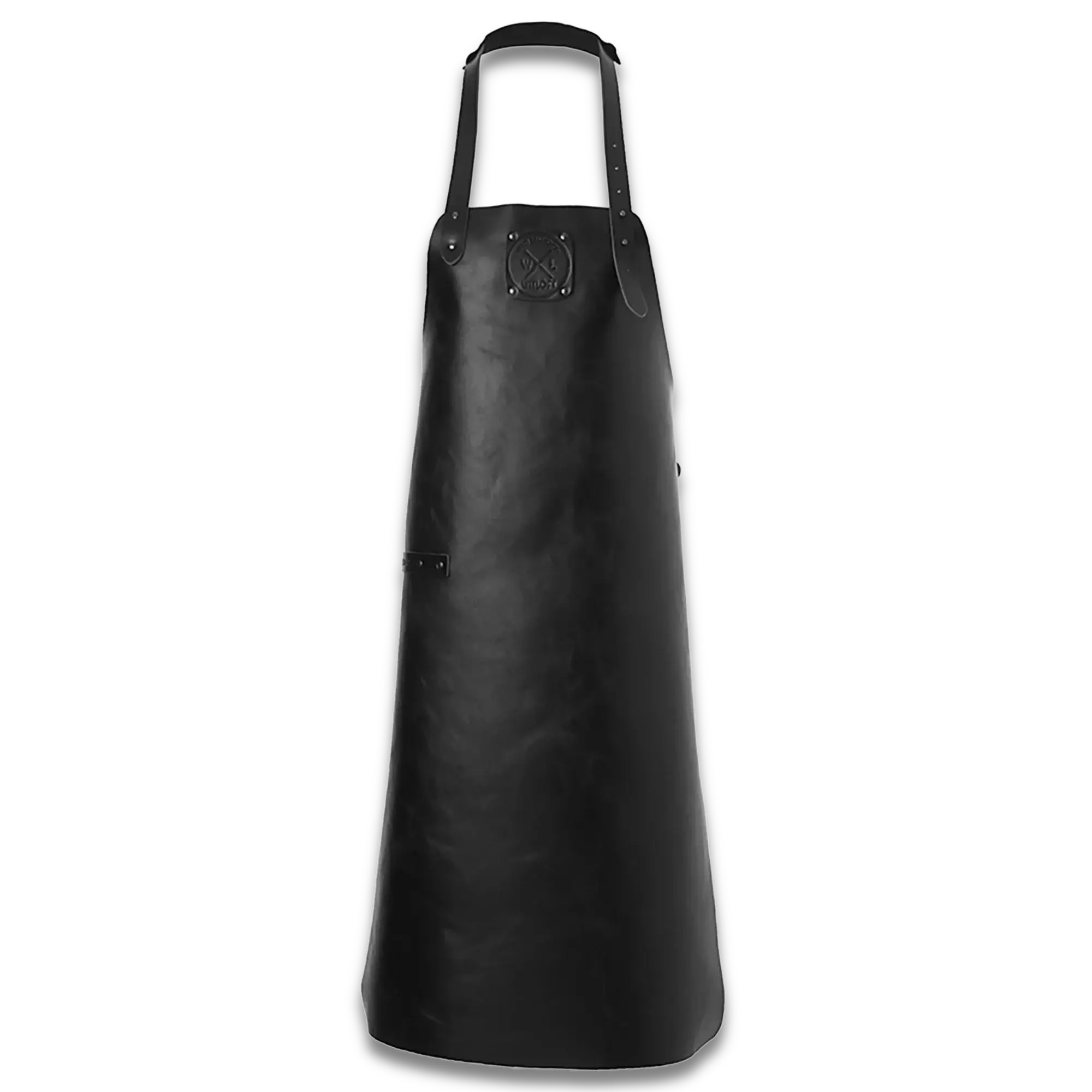 WITLOFT - Handcrafted Classic Leather Apron Pure Black/Pure Black