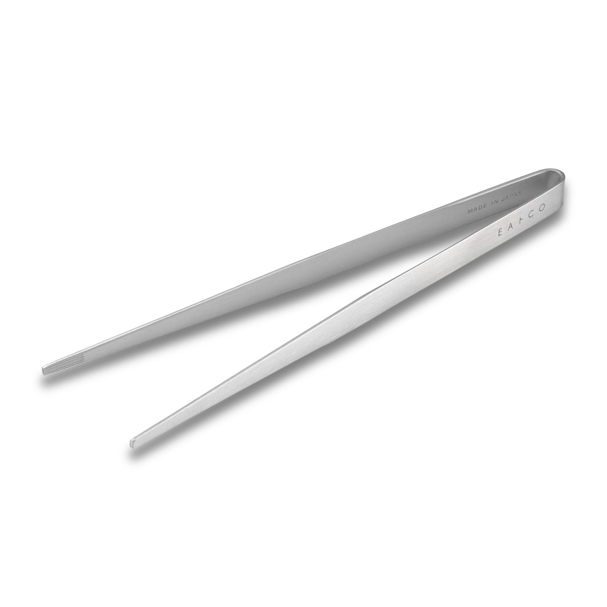 Eatoco Japan Stainless Steel Moribashi Bento Tongs – 180 mm for precision plating and bento-making.
