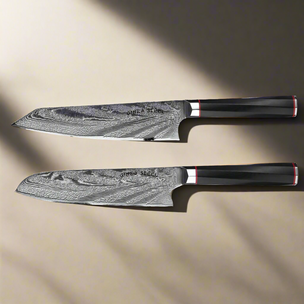 KATANA TWO - Chef Bundle of Two VG10-67 Layer Damascus