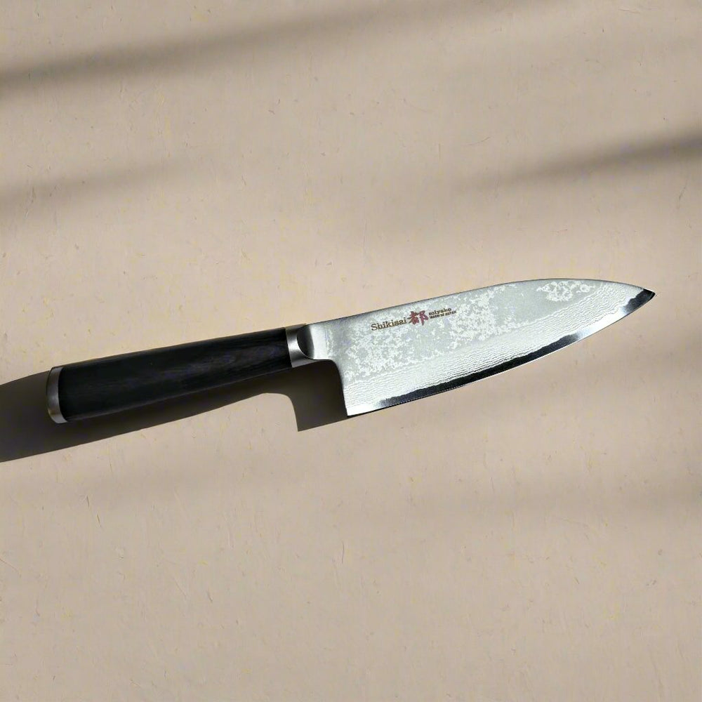 Miyako SUS 165mm Deba Knife Right Hand | 33 Layer Damascus Steel Blade