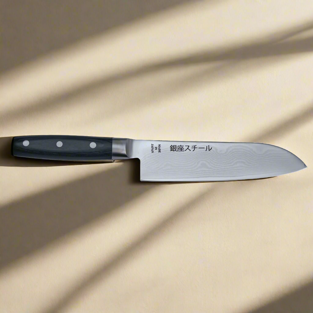 HAYAMI 180 - VG10 - 33 Layered Damascus Steel Santoku Knife 180mm