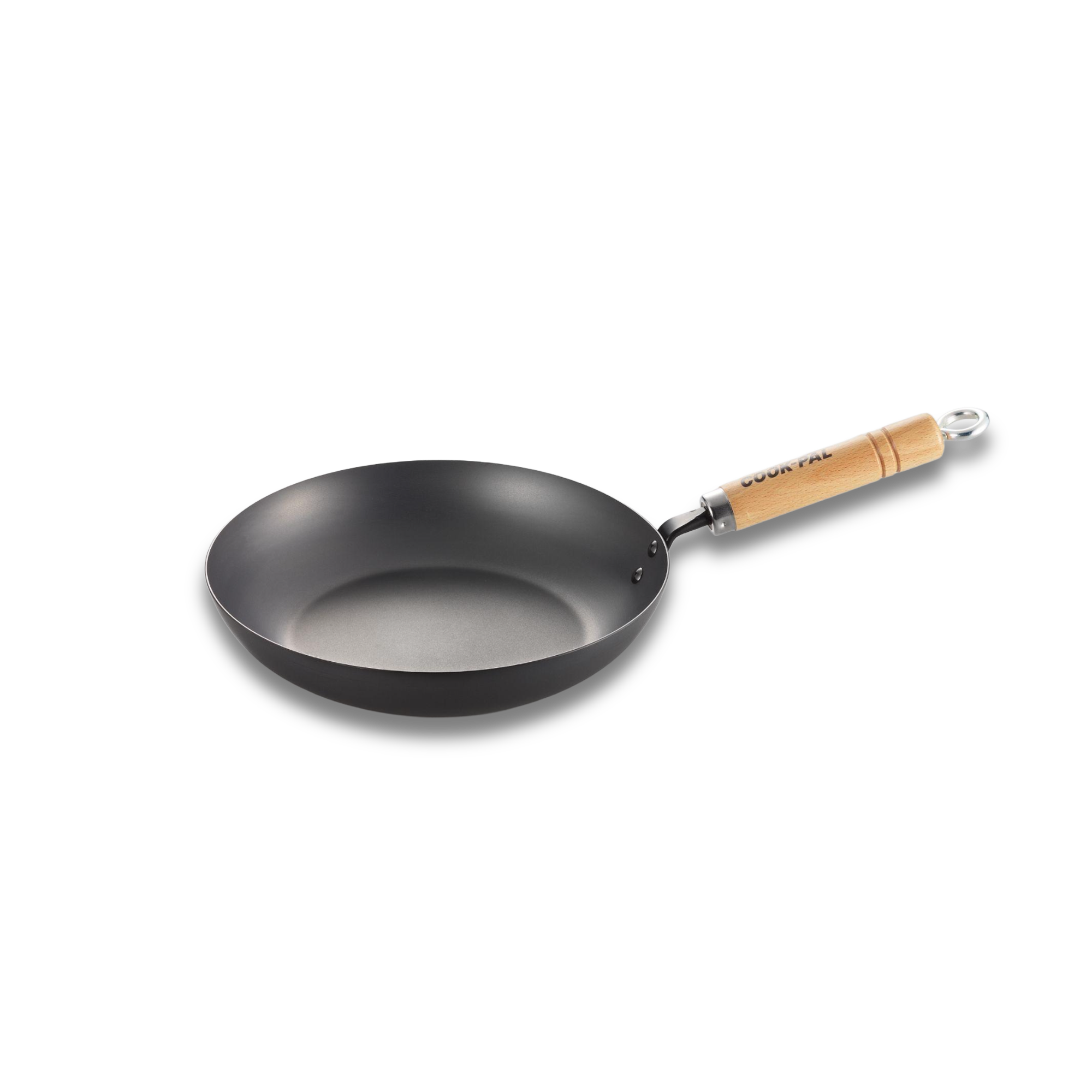 Yoshikawa Cook-Pal Ren Japanese Carbon Steel Frying Pan 24cm | Made in Japan