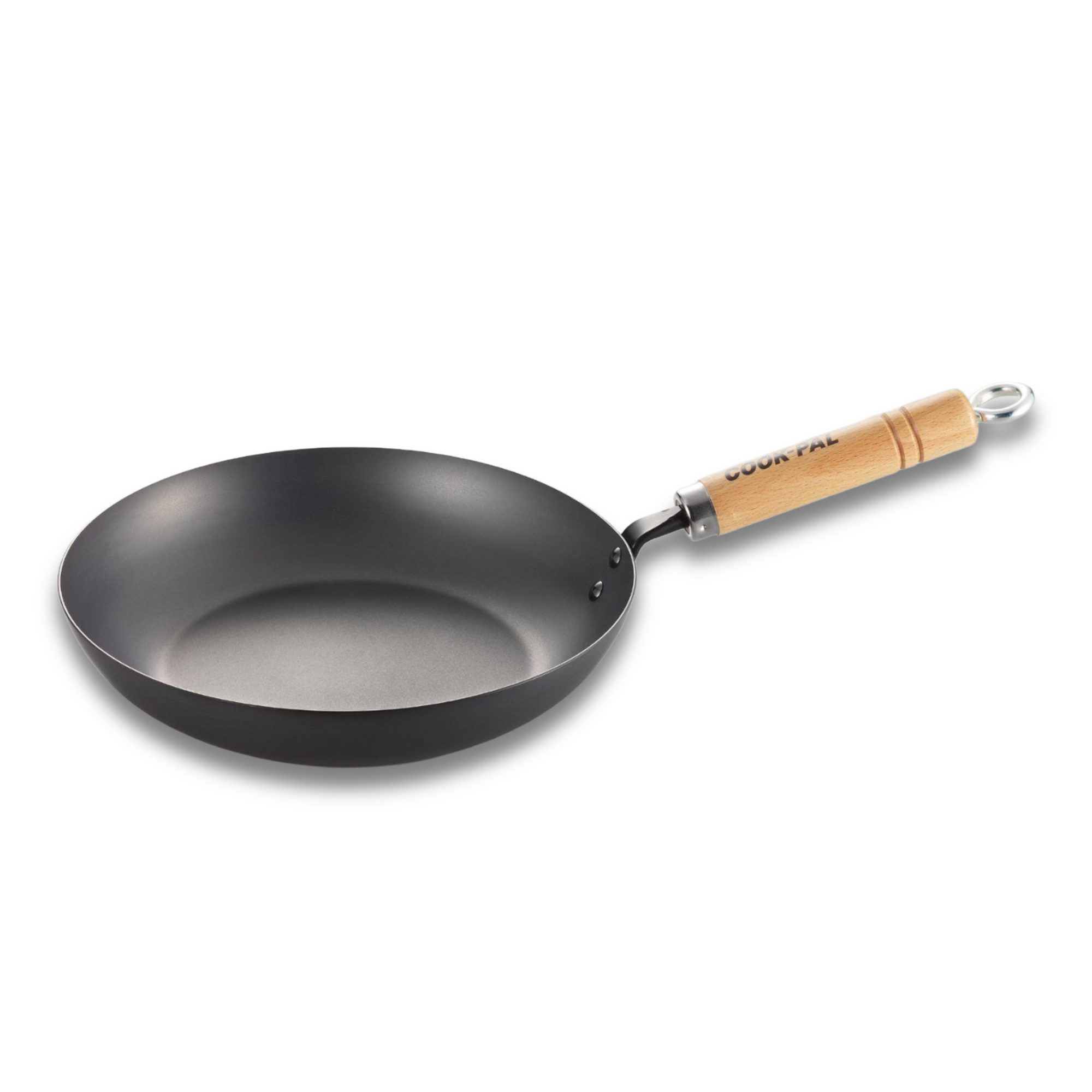 Yoshikawa Cook-Pal Ren Japanese Carbon Steel Frying Pan 28cm | Made in Japan