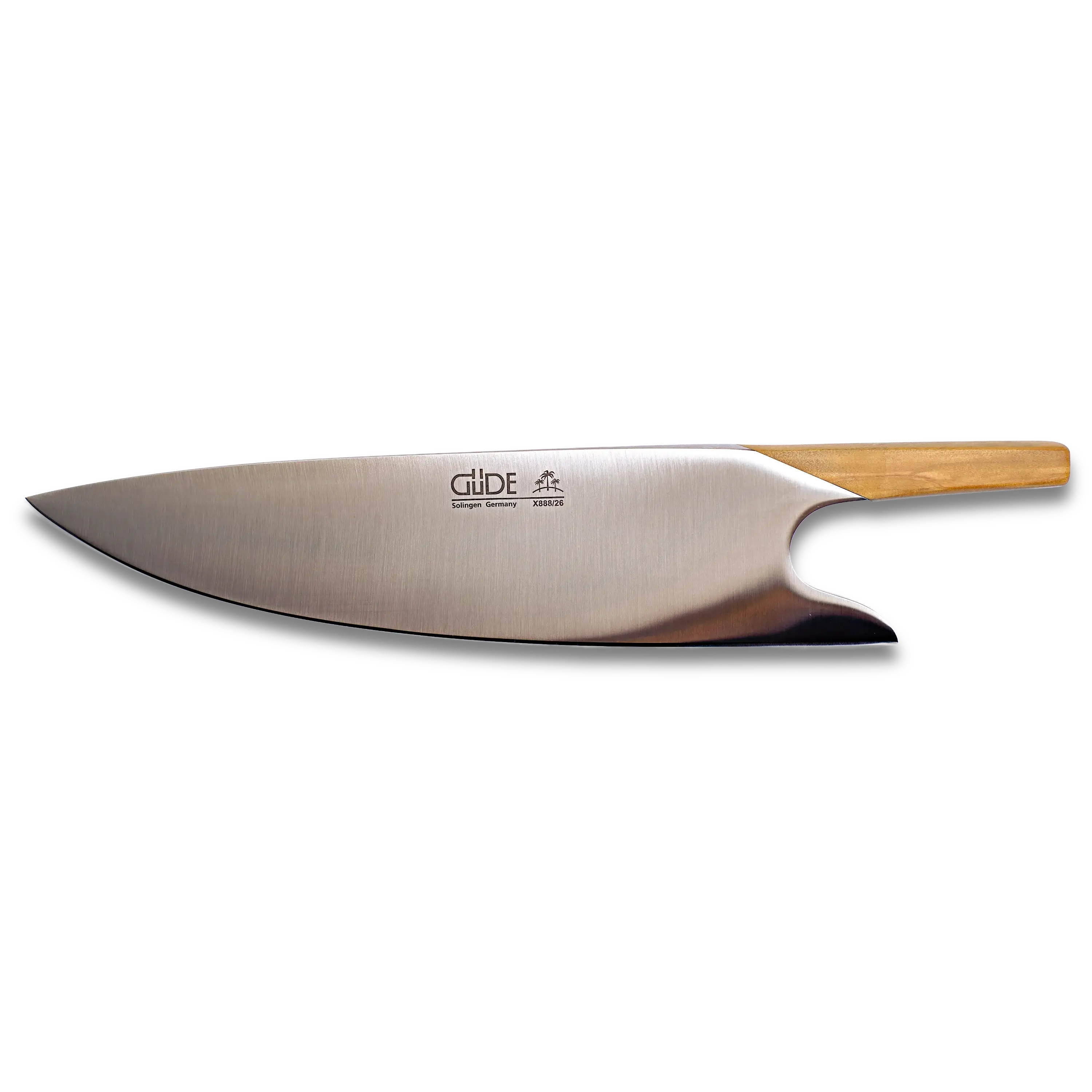 Gude Alpha Olive Series Forged Double Bolster Chinese Chai Dao