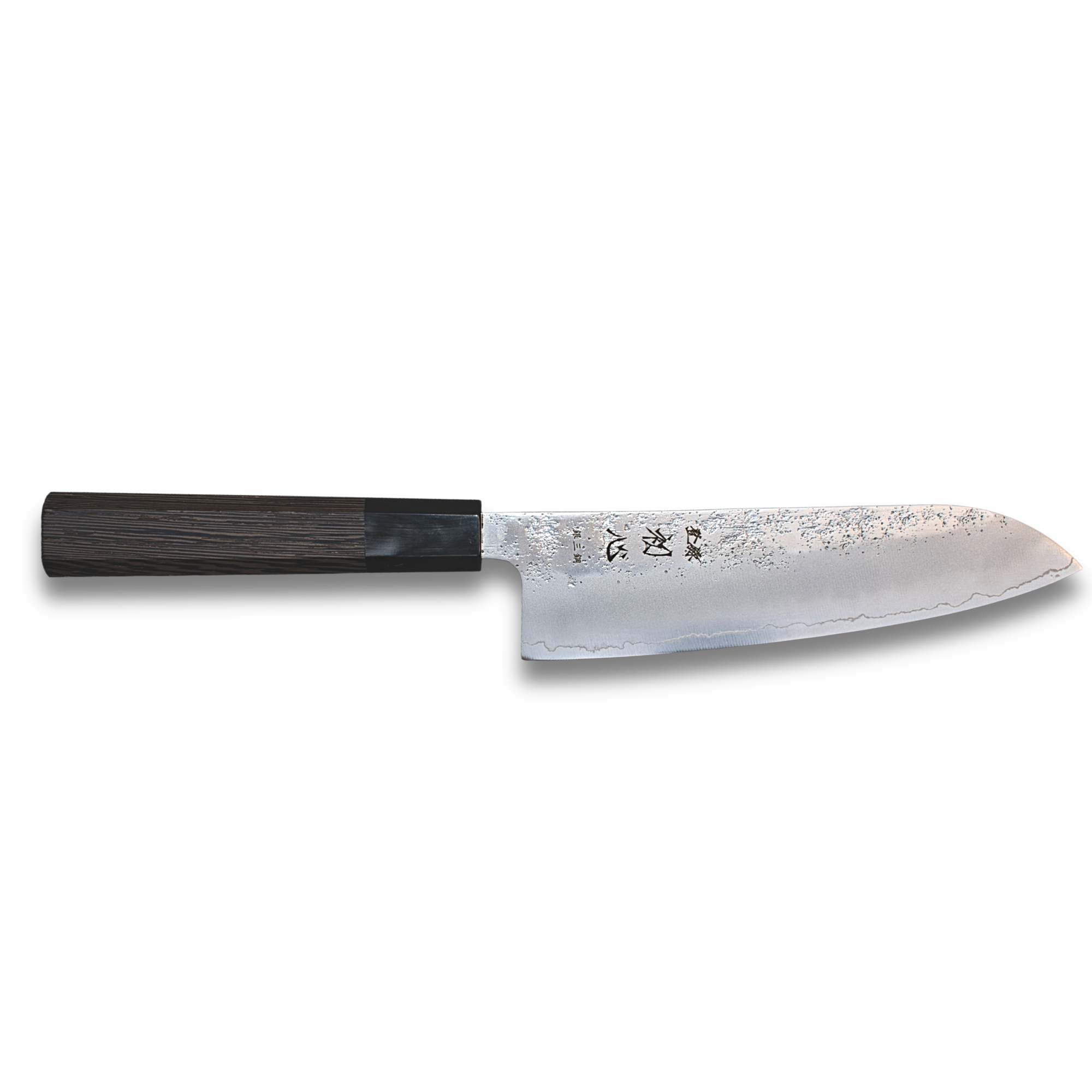 Ginrei Silver 3-Layer Nashiji Santoku 170mm Wenge Handle
