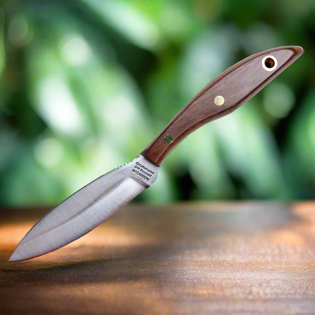 Grohmann D.H. Russell Canadian Belt Knife – Original Design, Carbon Steel Blade (Model R1C) Hunting Knife Lifestyle