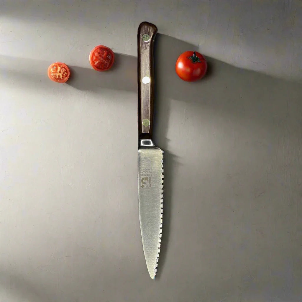 Grohmann Forged 4-Inch Tomato Knife with Rosewood Handle