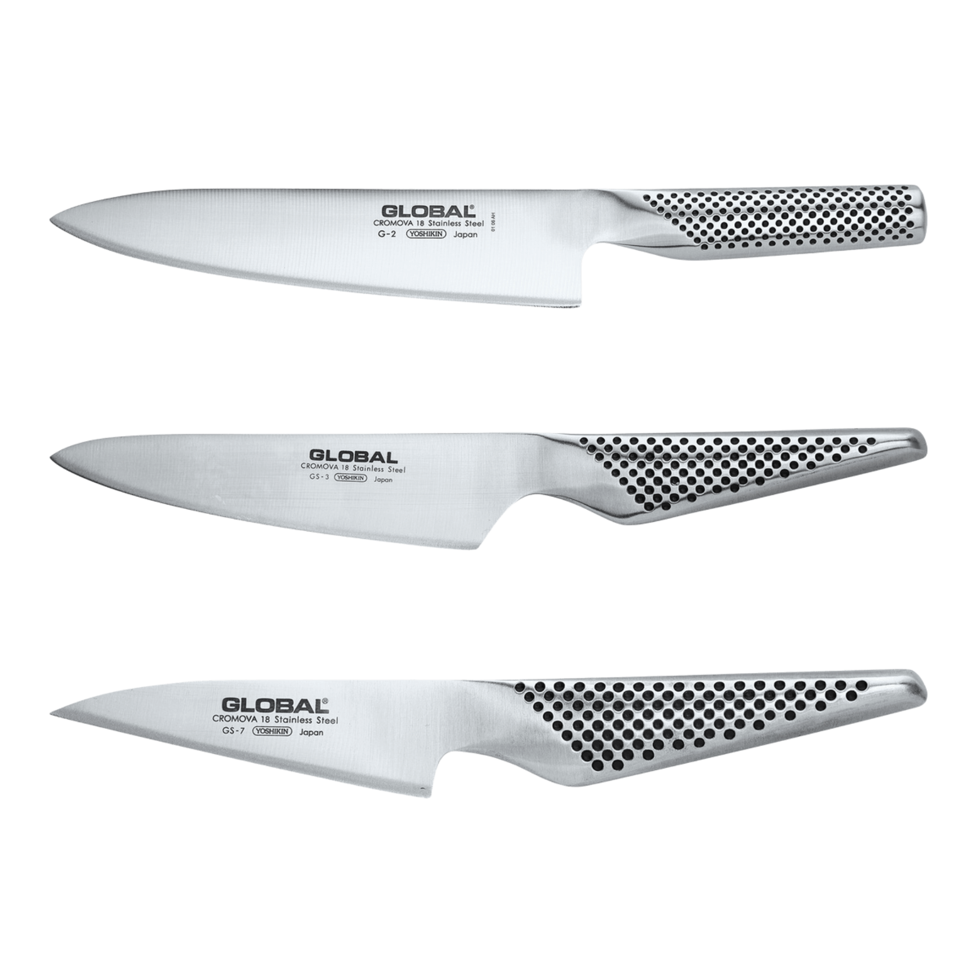 Global 3-Piece Knife Set – G2, GS3 & GS7