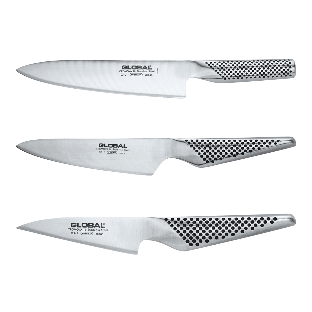 Global 3-Piece Knife Set – G2, GS3 & GS7