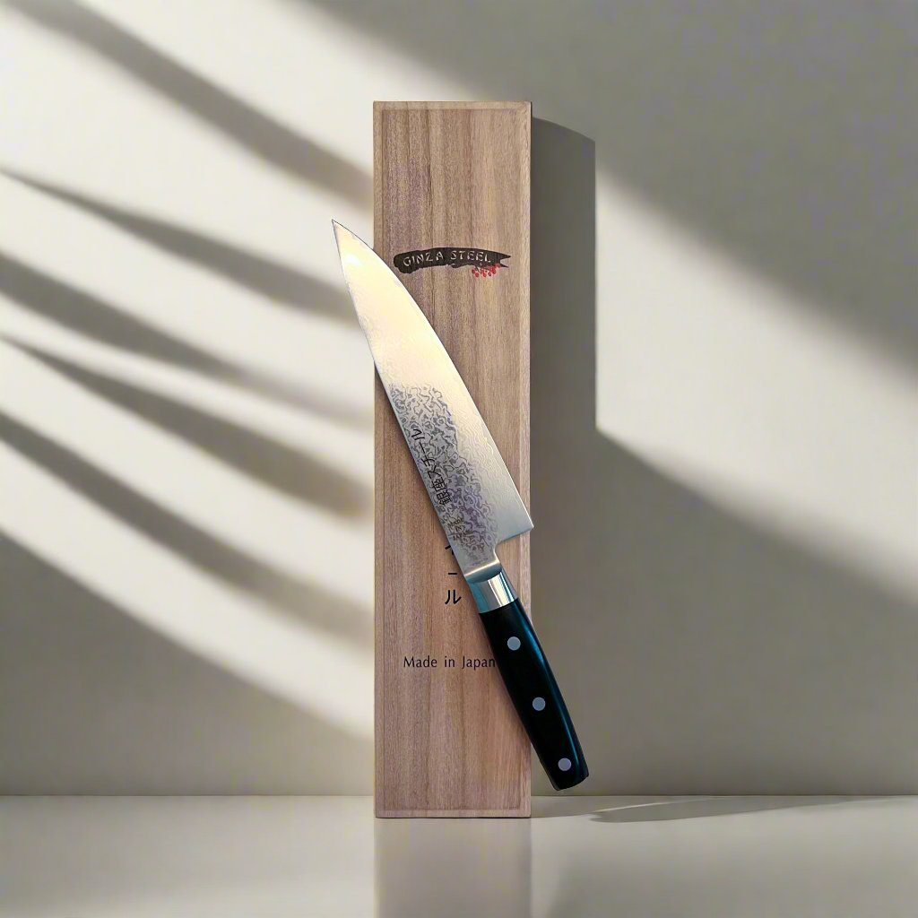 HAYAMI 200 - VG10 - Couteau Gyuto/Chef en Acier Damas 69 Couches 200mm