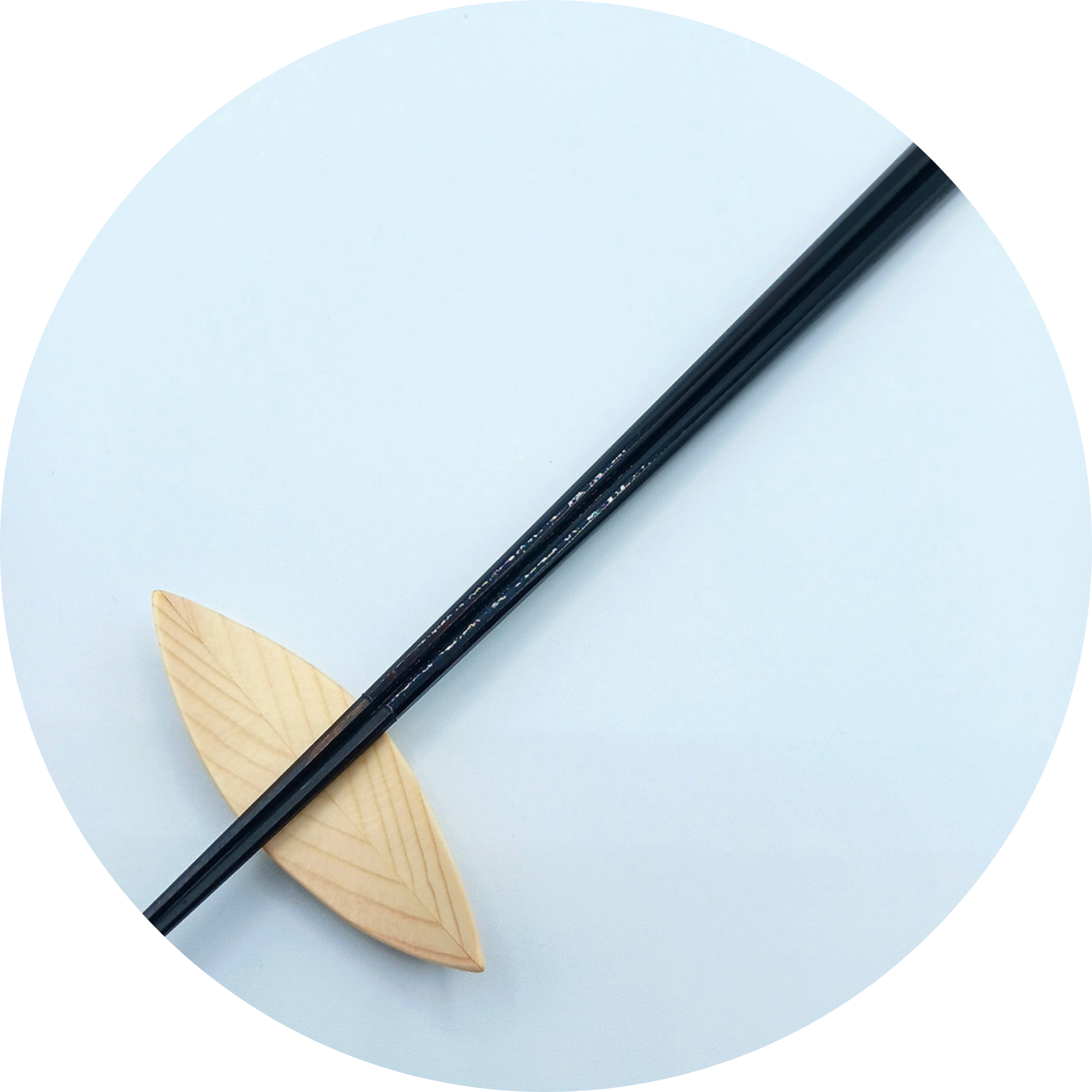 Hashi-Coo Decade Black Octagon Japanese Chopsticks