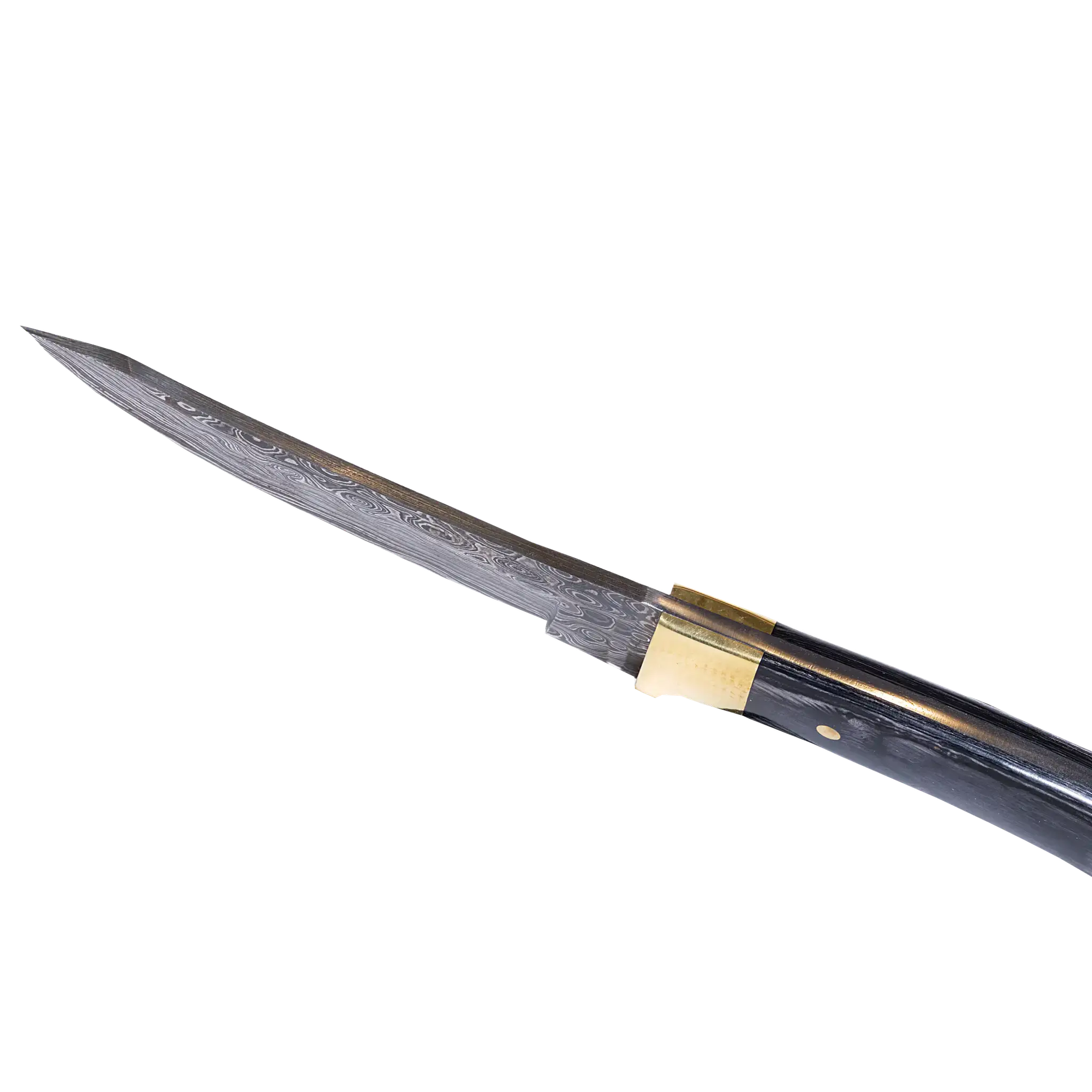 Hatif Hunter Special - Damas Steel Skinner Knife 10" avec étui en cuir