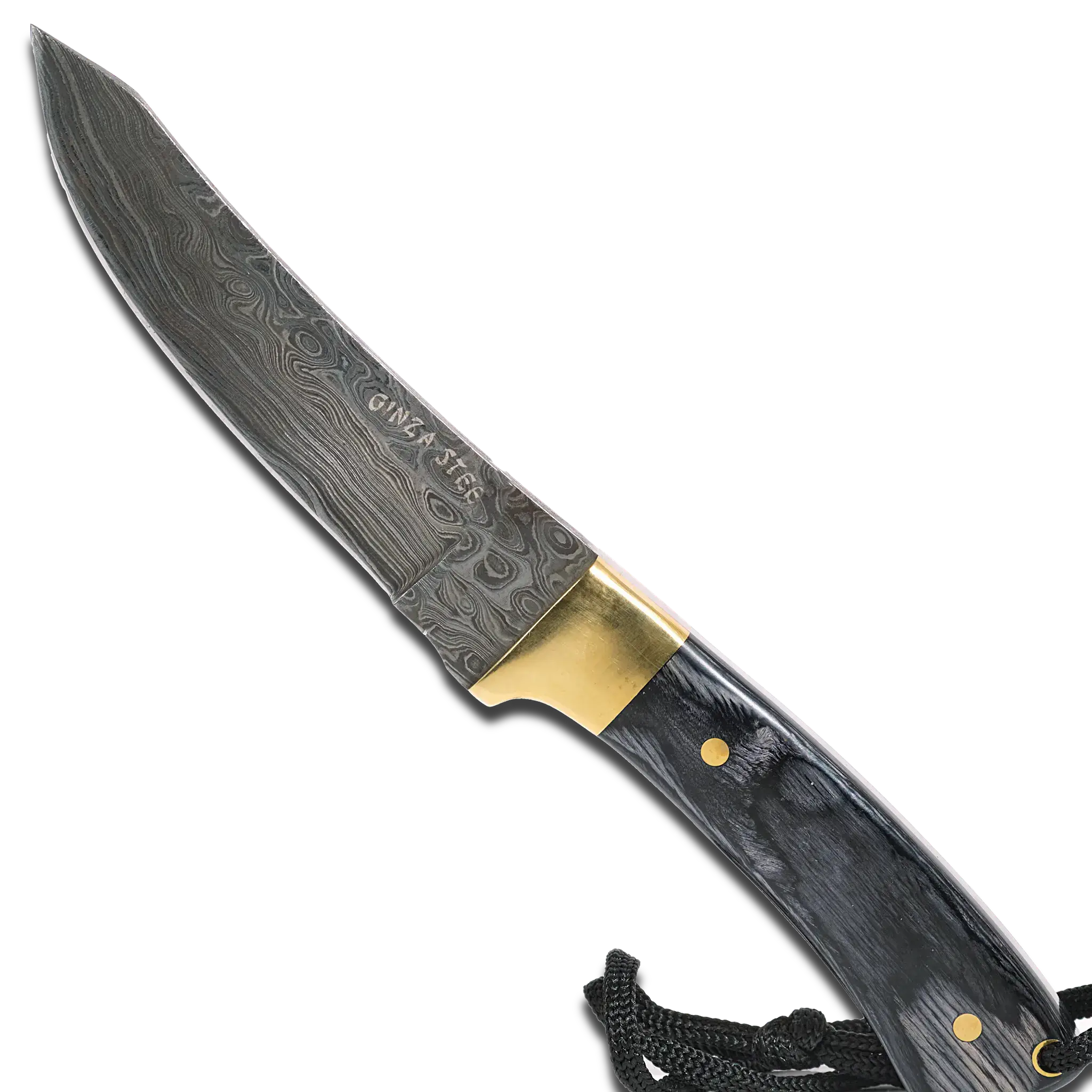 Hatif Hunter Special - Damas Steel Skinner Knife 10" avec étui en cuir