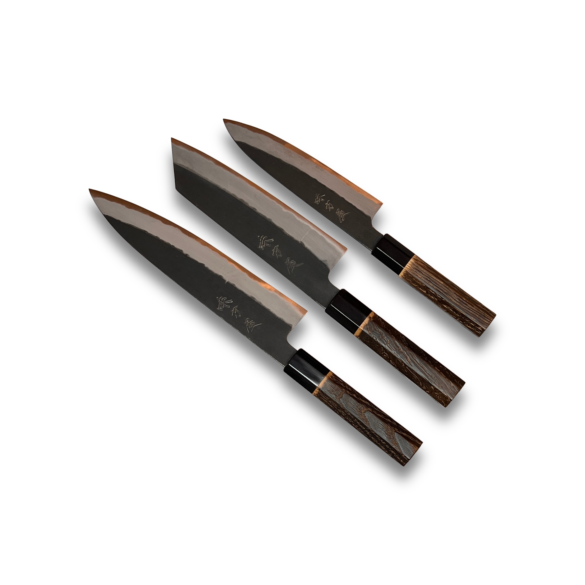 Hinoura Ajikataya Shirogami 4-Piece Japanese Knife Set | Ginza Steel