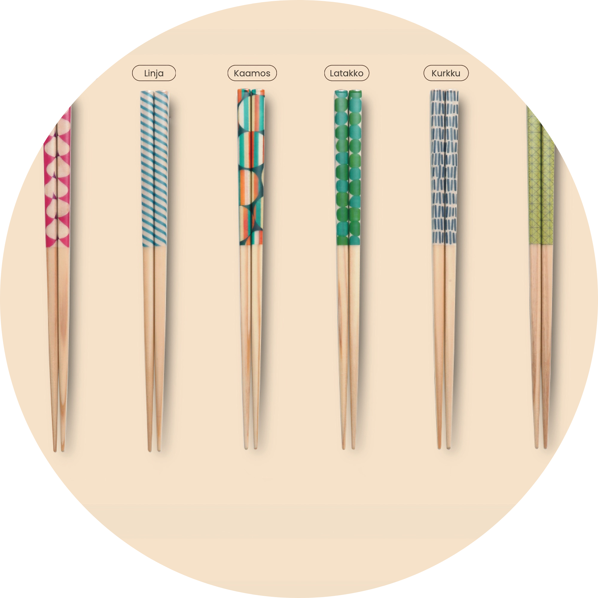 IHANA Japanese Chopsticks - Beautiful Art & Intricate Patterns