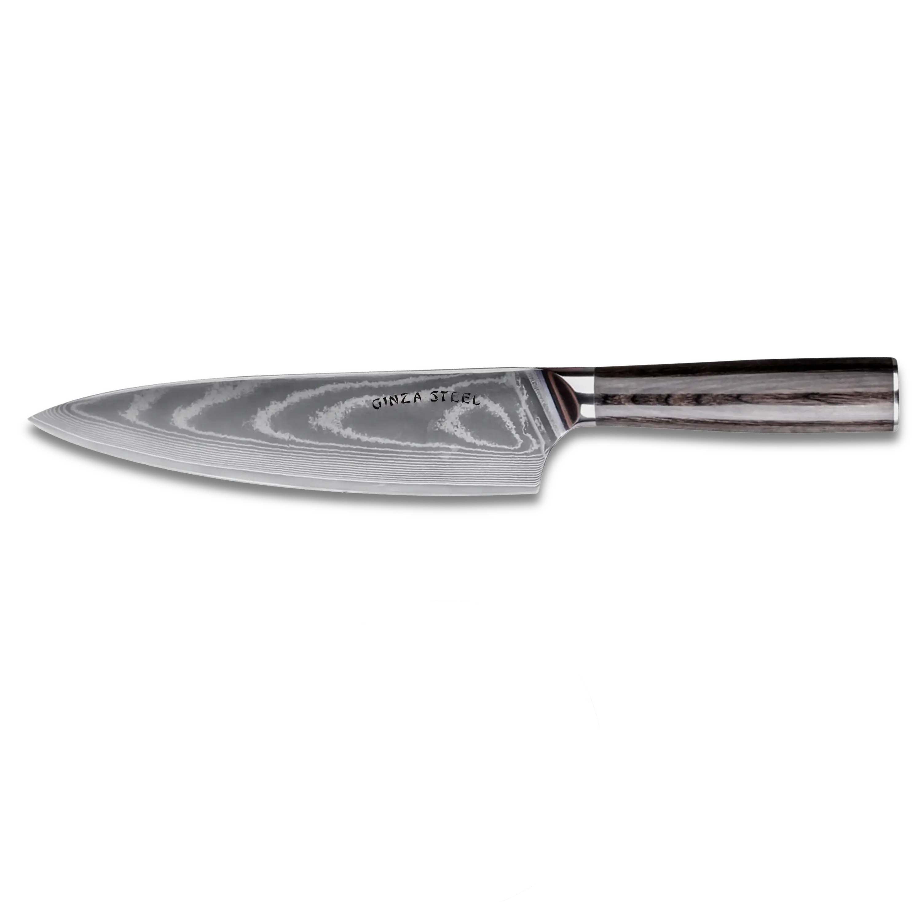 LUCIE 20 | Couteau de Chef Noyau Acier 8Cr18Mov / Manche Bois Pakka