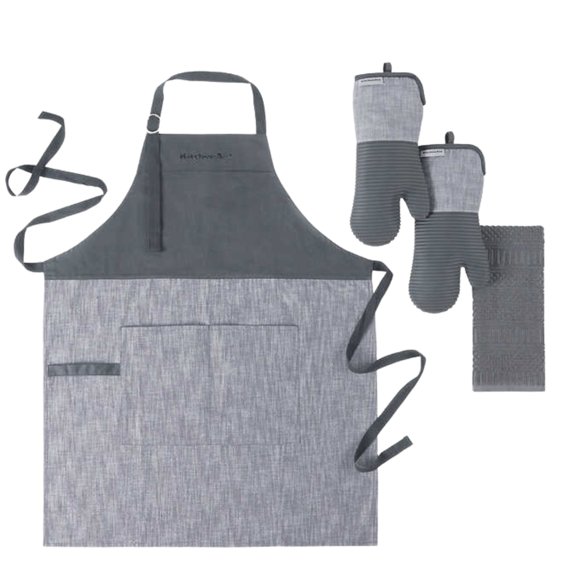 Kitchen Aid 4-Piece BBQ Set - Grey