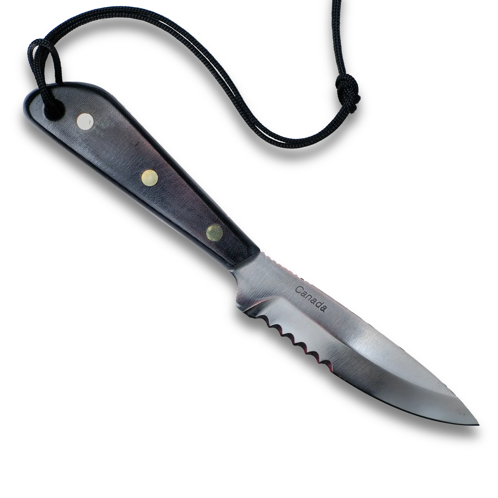 The D.H. Russel Boat Knife | Micarata handle Stainless Steel Serrated Blade| M3SW