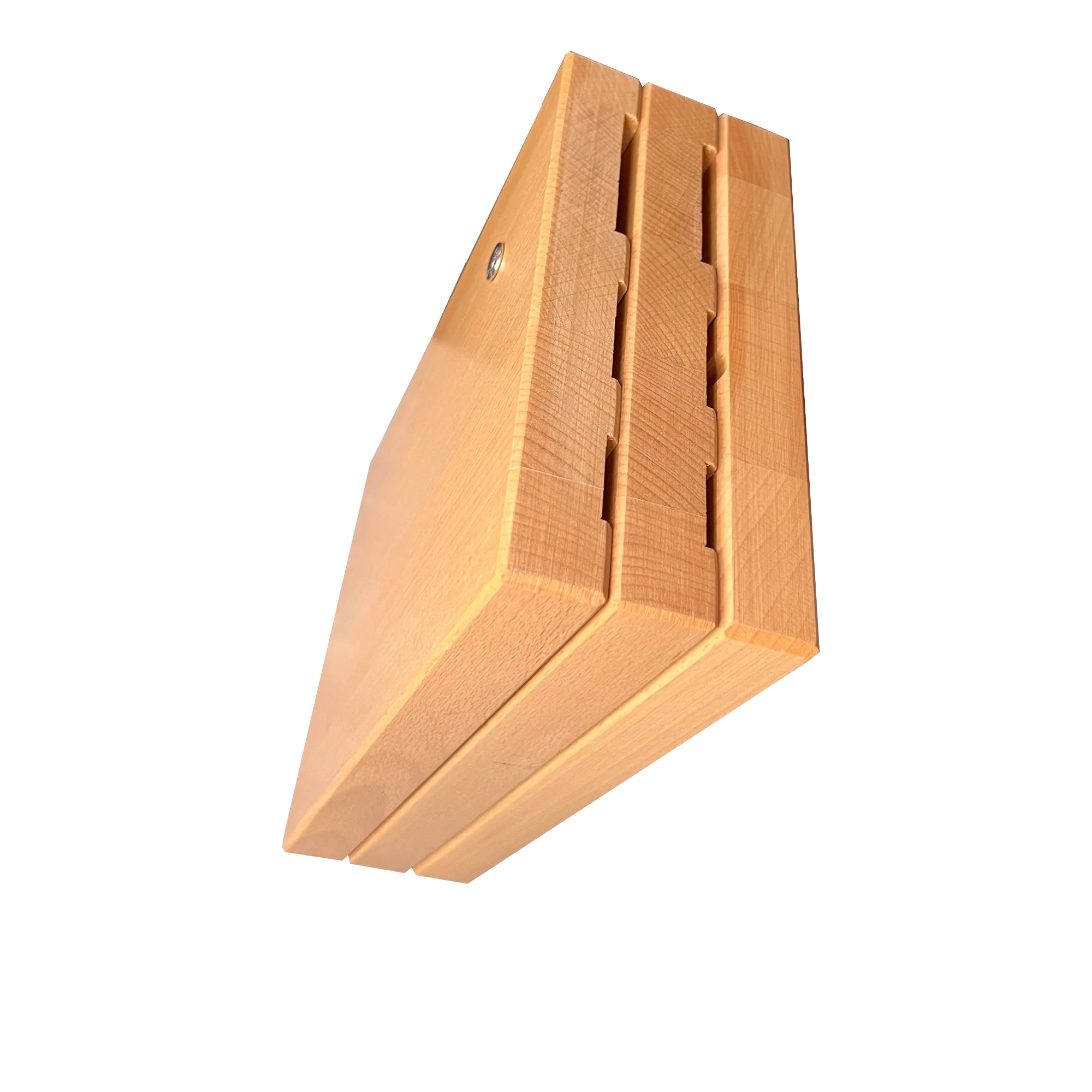 Knife Block Holder - Milly Beech Wood - (Knife not included)