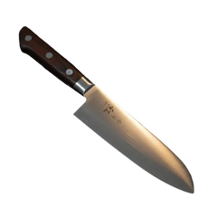 Ginza Steel Kurenai Santoku Knife 170mm - Molybdenum Vanadium Steel