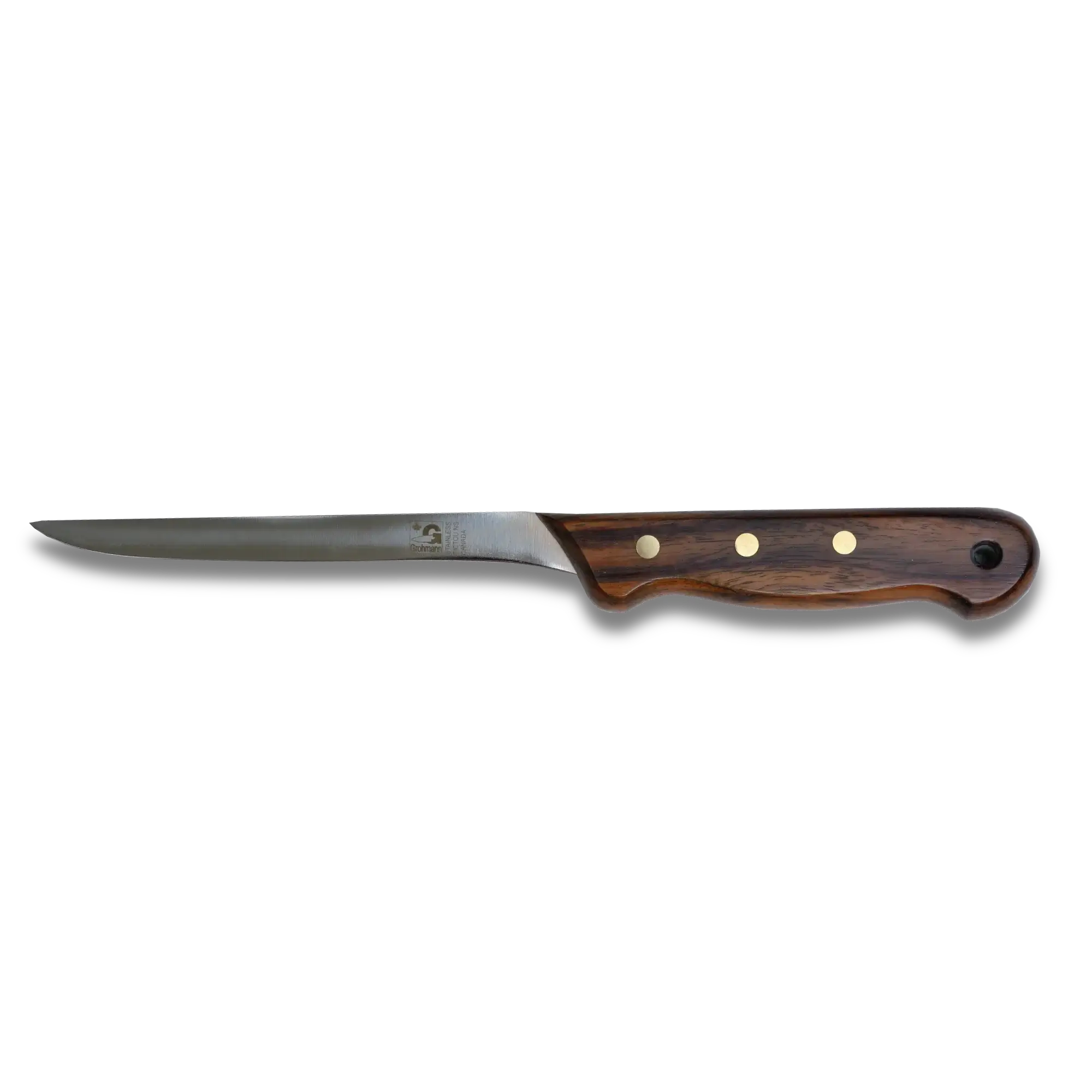 Couteau à filet de ligne régulière et étui en cuir Lame de 6 po - #RF600S