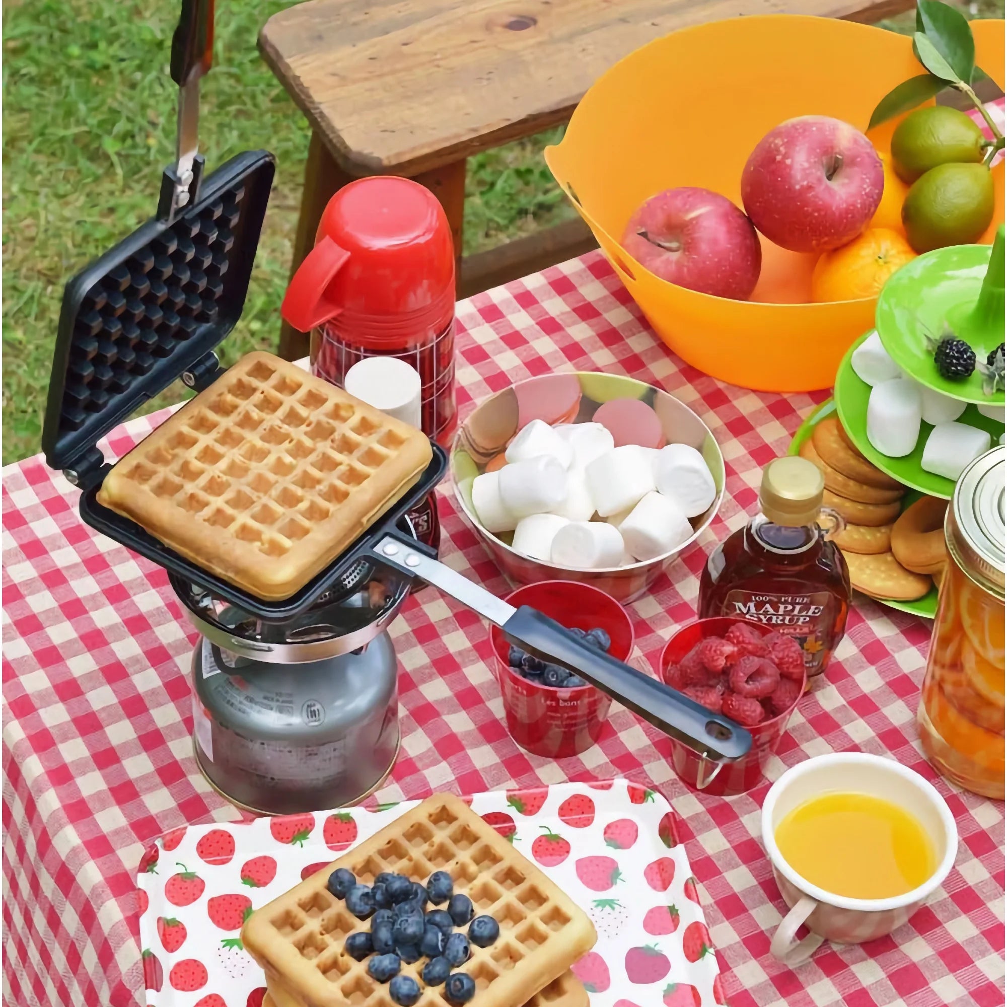 Yoshikawa Japanese Stovetop Waffle Maker – Cast Aluminum, Non-Stick (Gas Stove Only)
