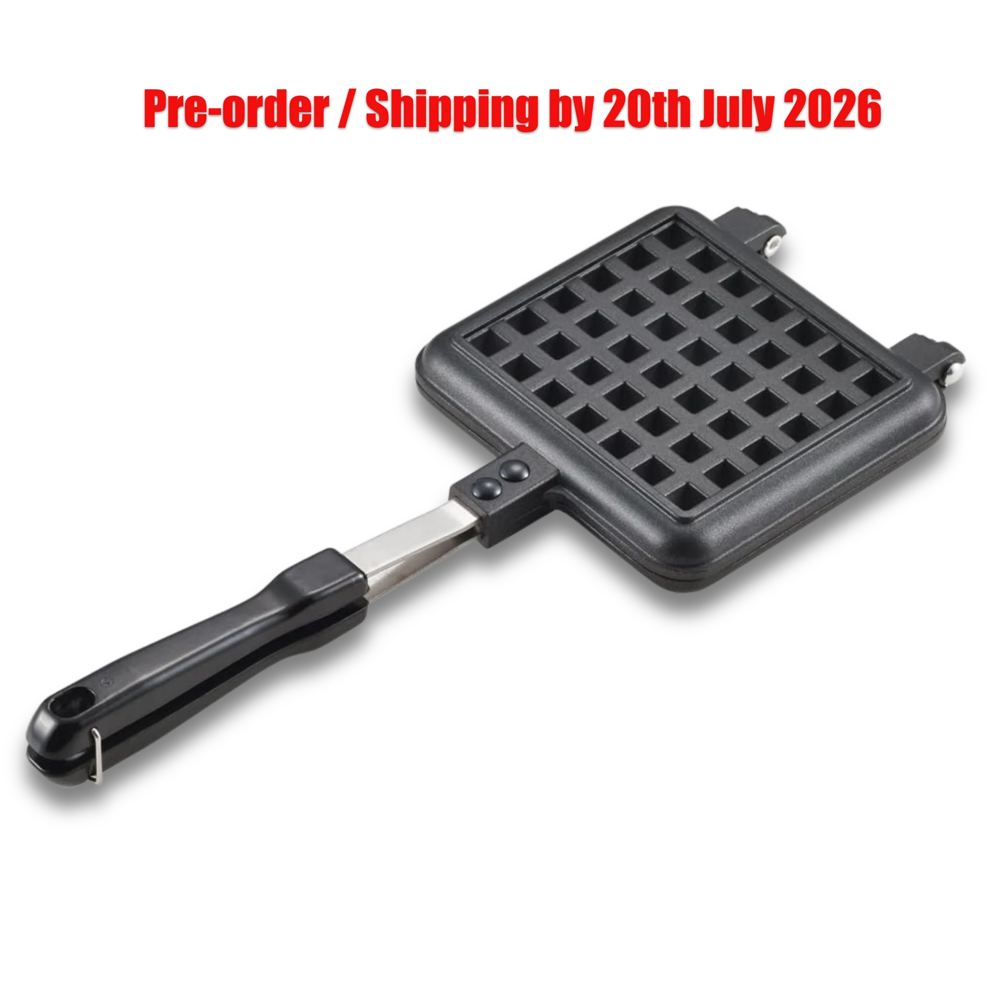 Yoshikawa Japanese Stovetop Waffle Maker – Cast Aluminum, Non-Stick (Gas Stove Only)