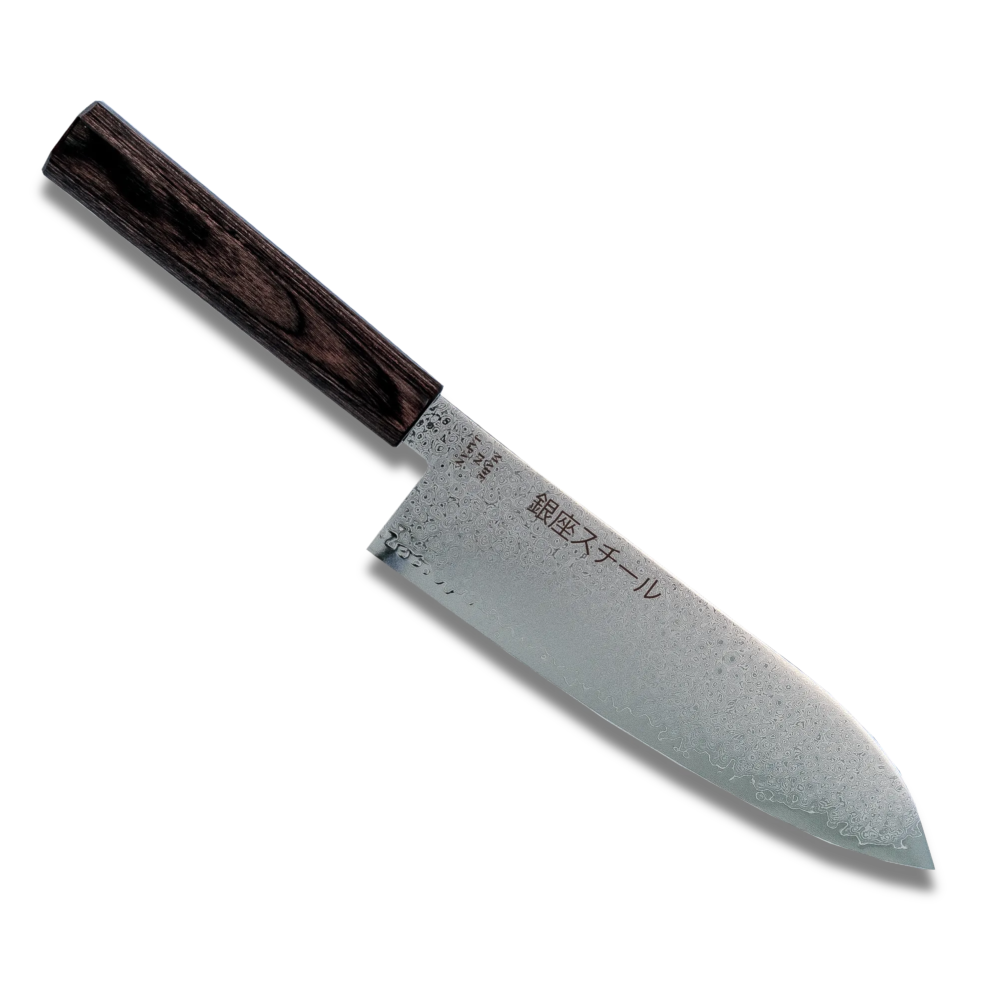 Seiryū (青龍) Series - Santoku Knife 180mm VG10 Damascus steel